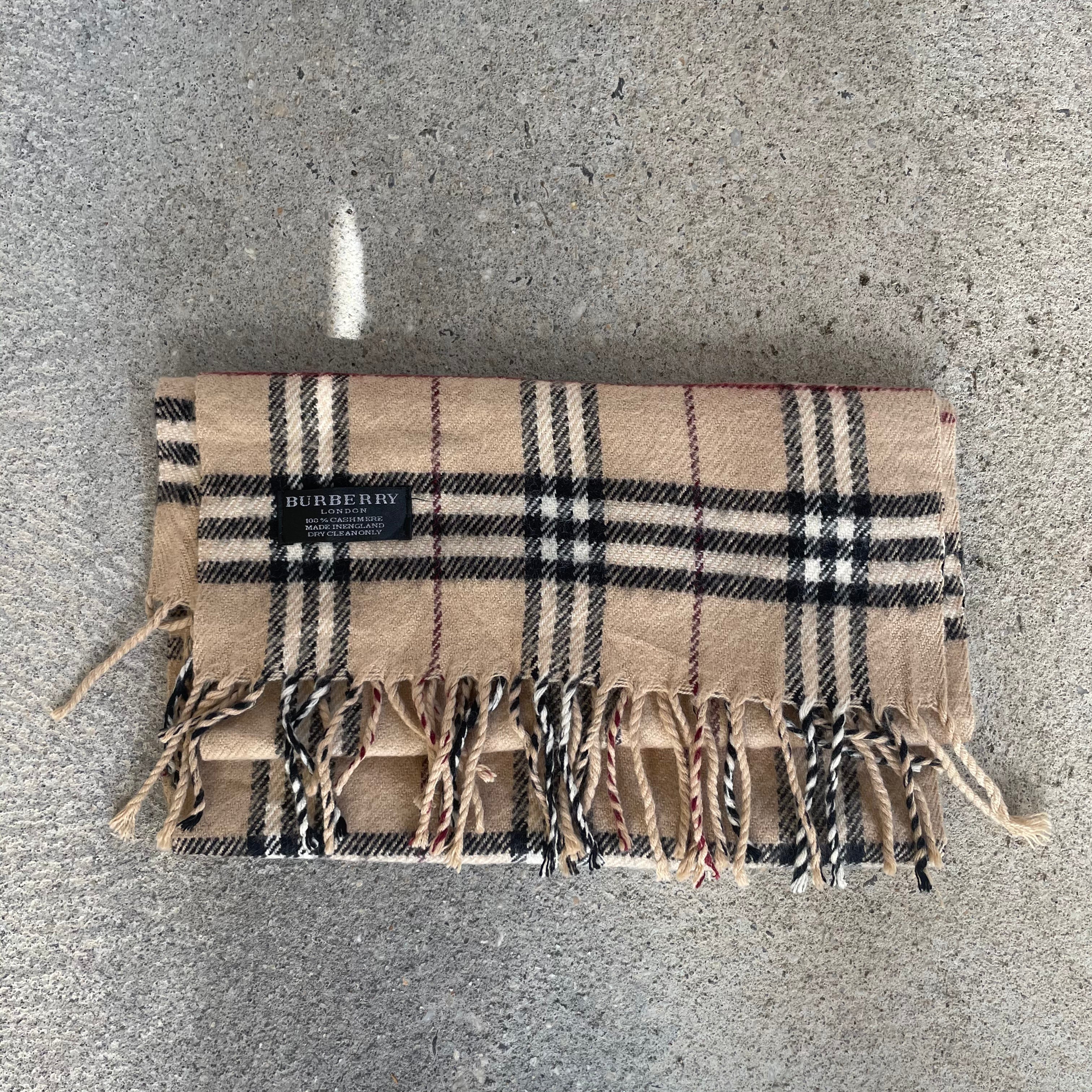 Burberry london scarf 100 top cashmere