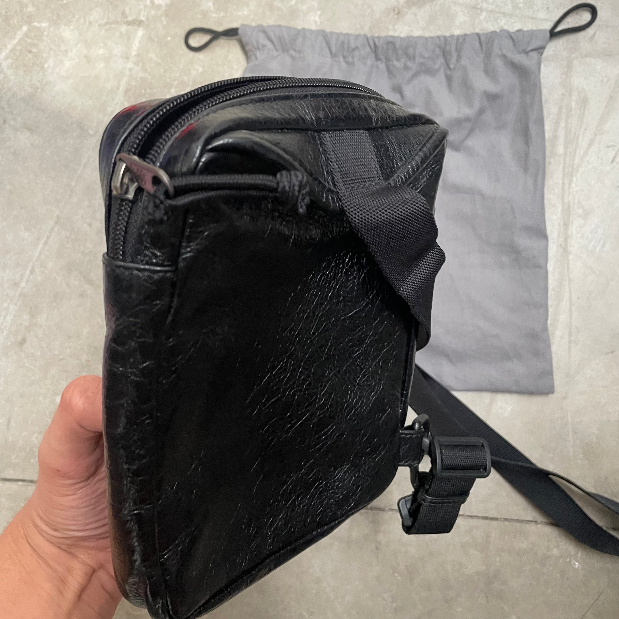 Balenciaga Explorer Crossbody Black Bag