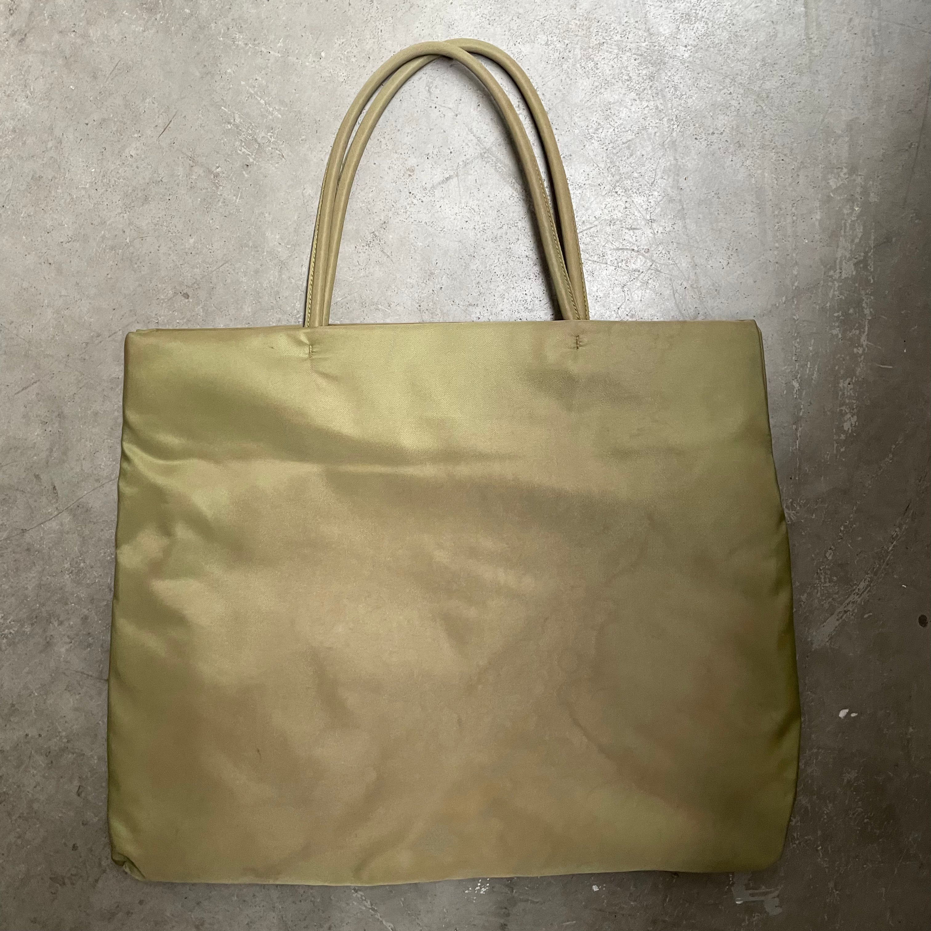 Prada Large Tote Bag Nylon Brown