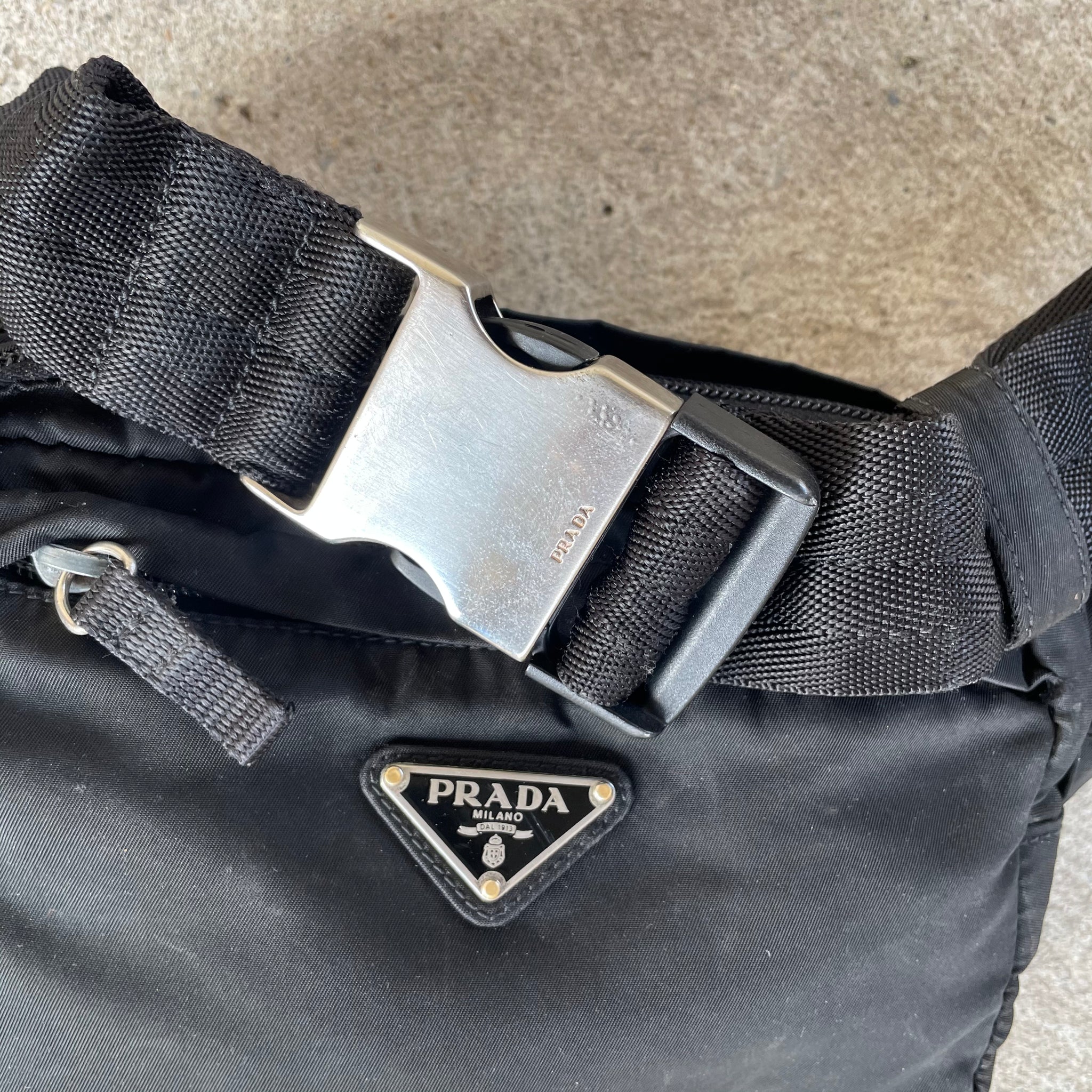 Prada Nylon Black Bumbag