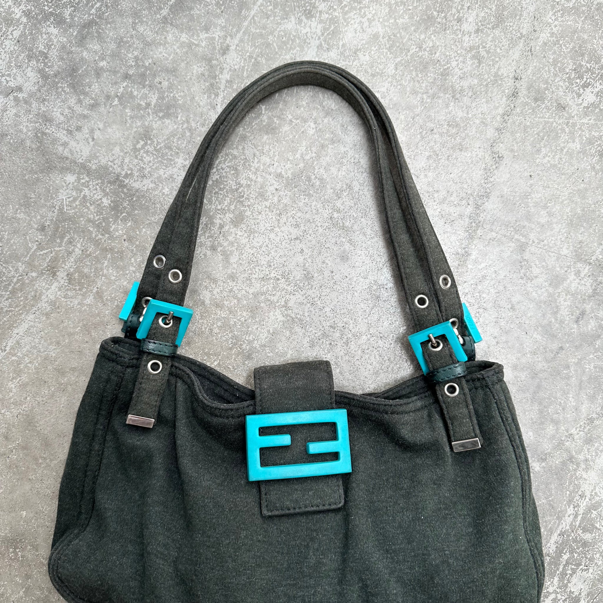 Fendi Double Strap Baguette Bag