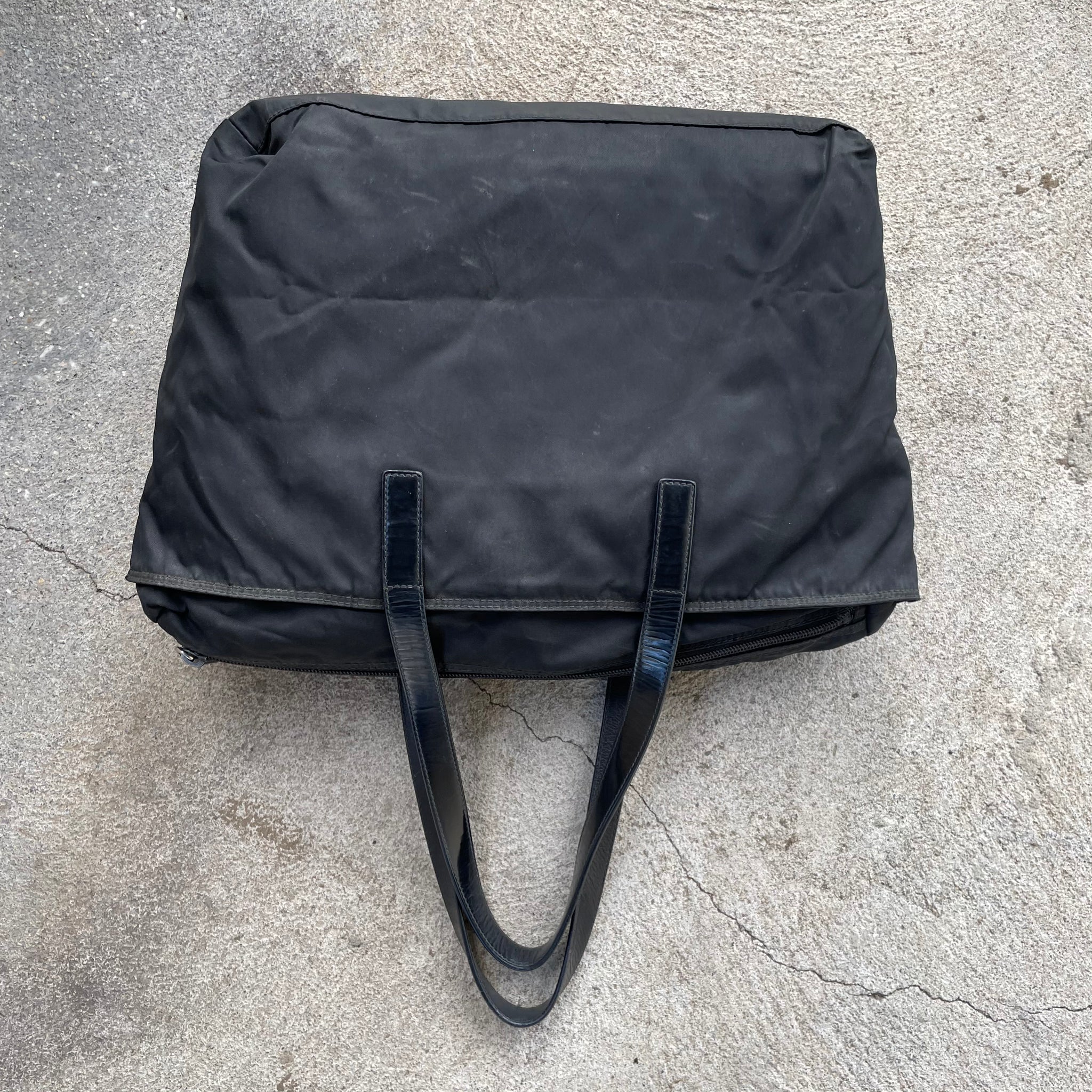 Prada Black Nylon Shoulder Bag