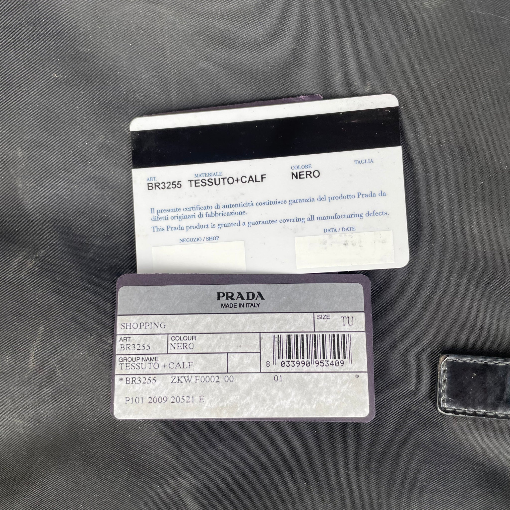 Prada Black Nylon Shoulder Bag