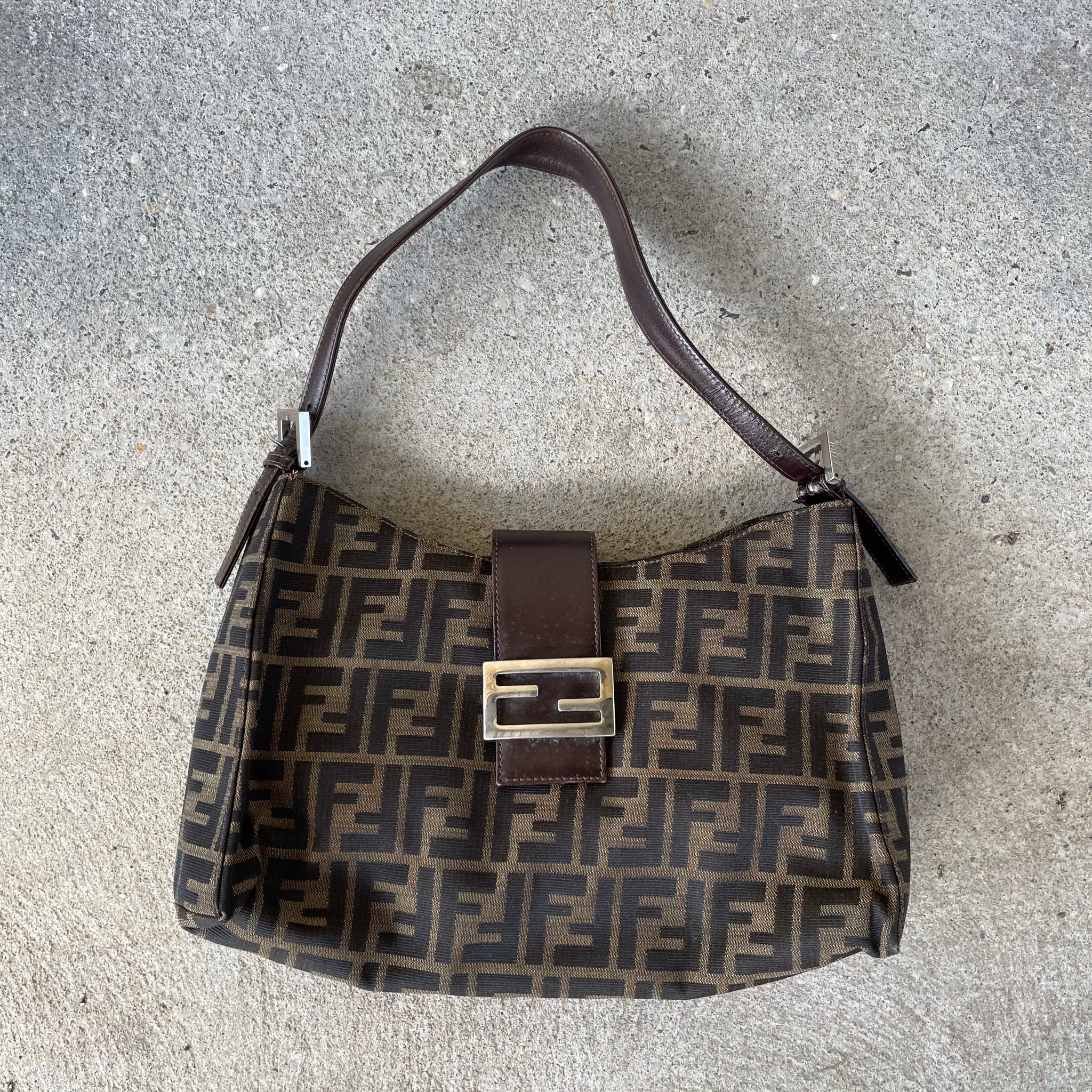 Fendi Baguette Logo Bag