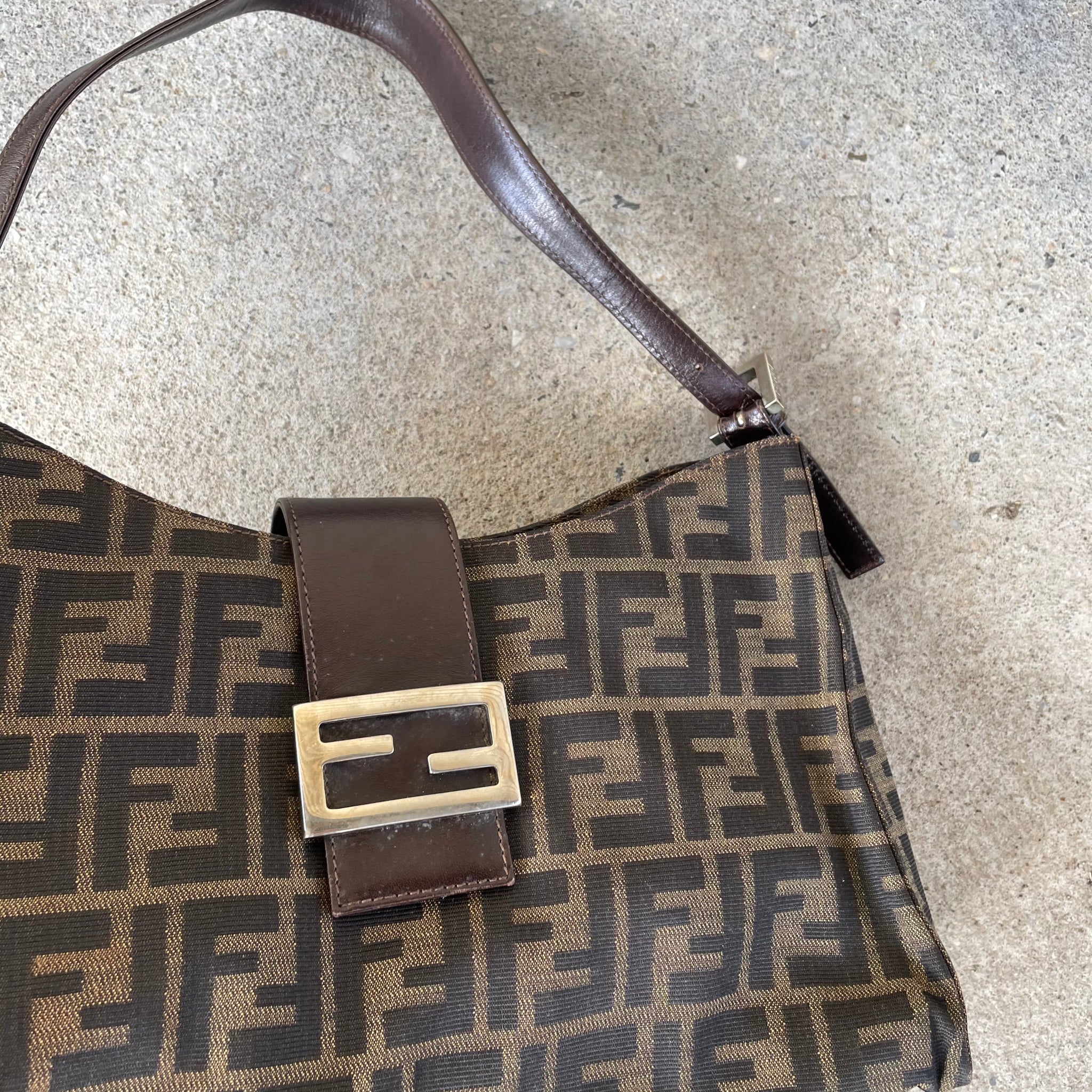 Fendi Baguette Logo Bag