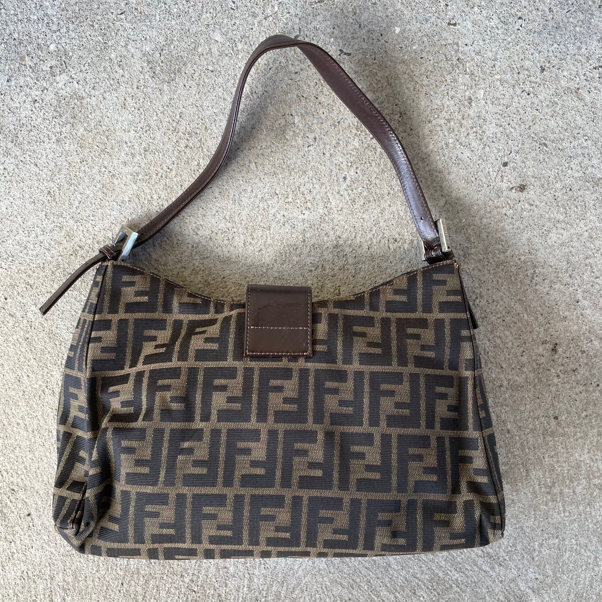 Fendi Baguette Logo Bag