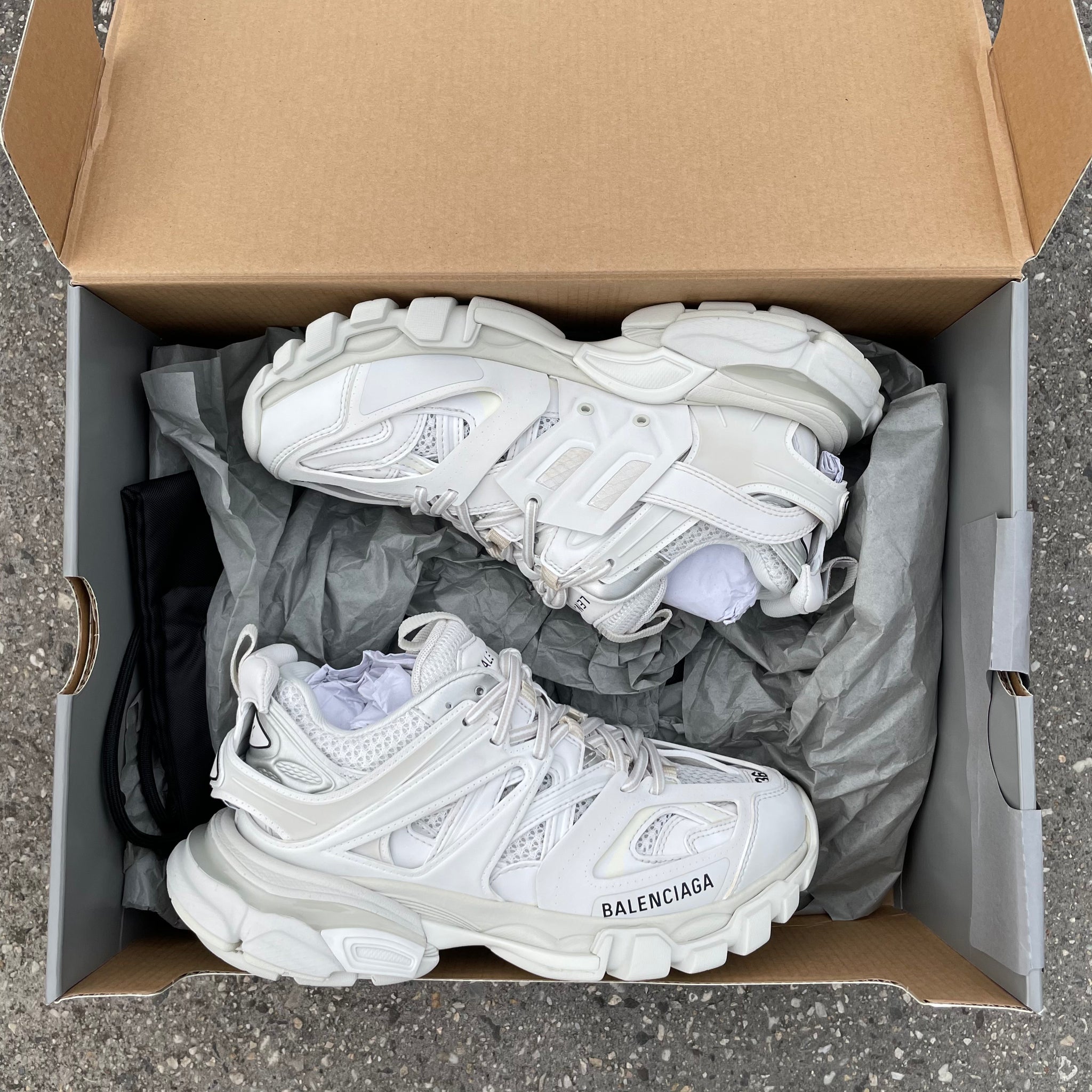 Balenciaga Track Runners White EU 36 US6 WOMENS