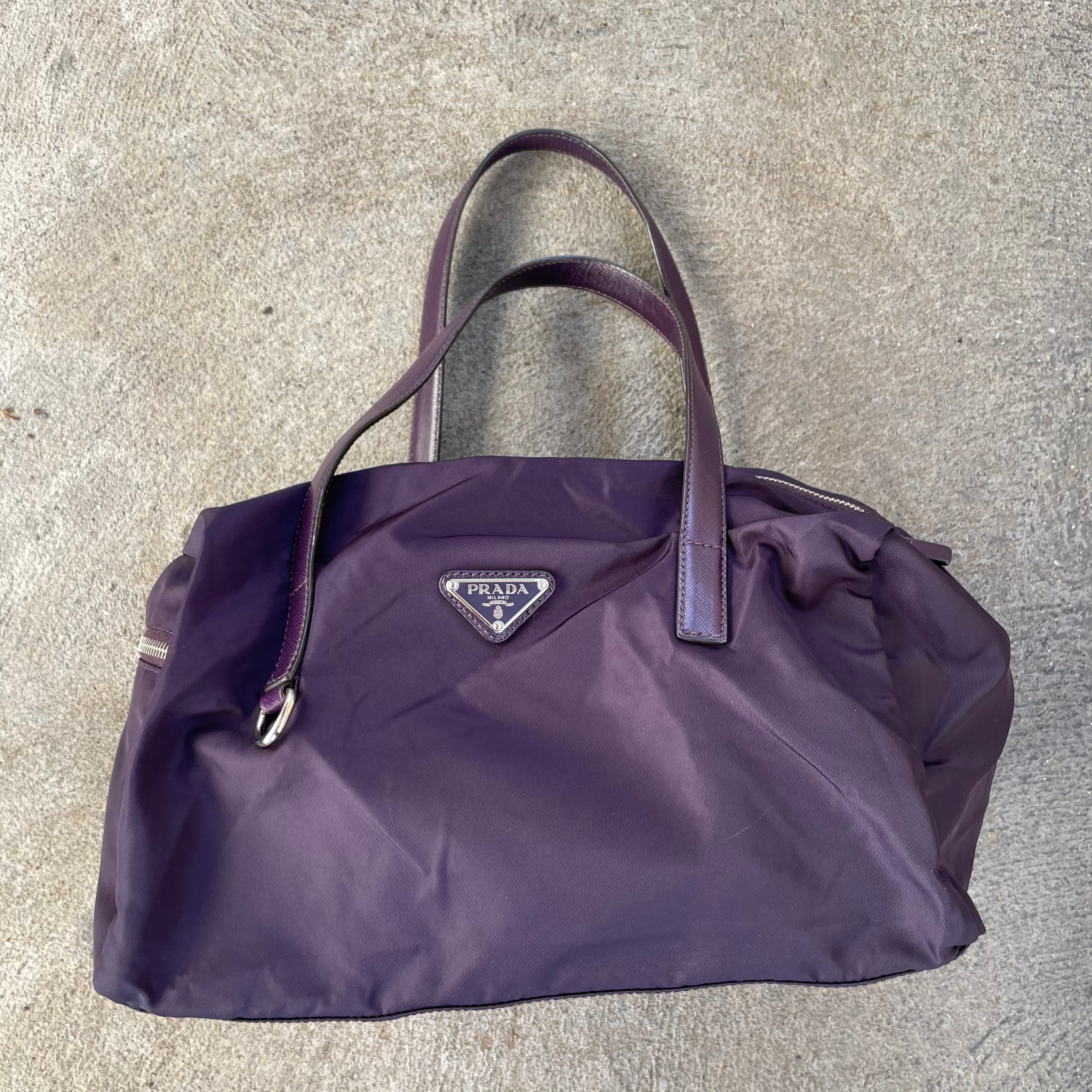 Prada Purple Mini Duffle Bag