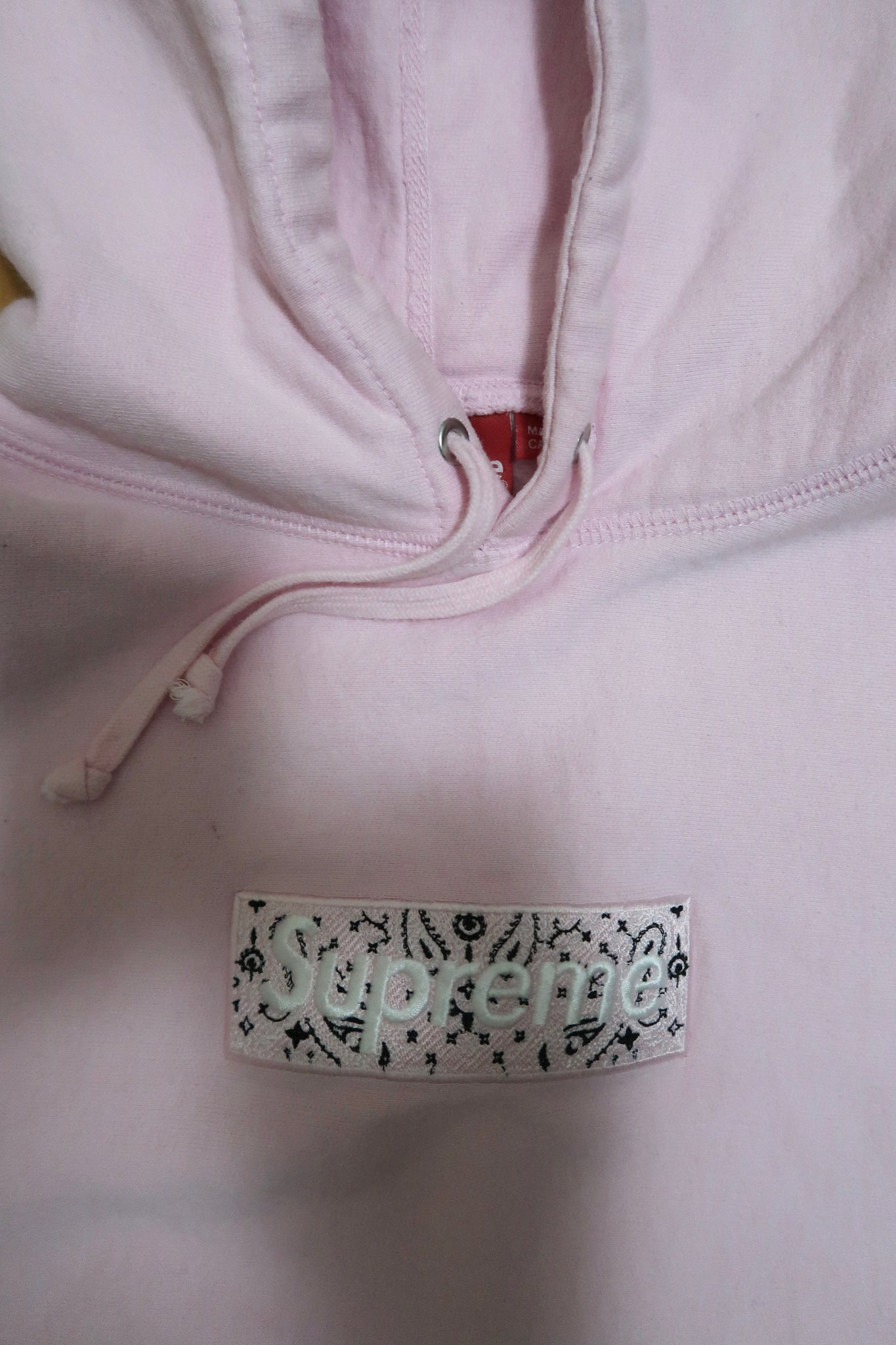 Supreme Bandana Box Logo Hooded Sweatshirt Size M
