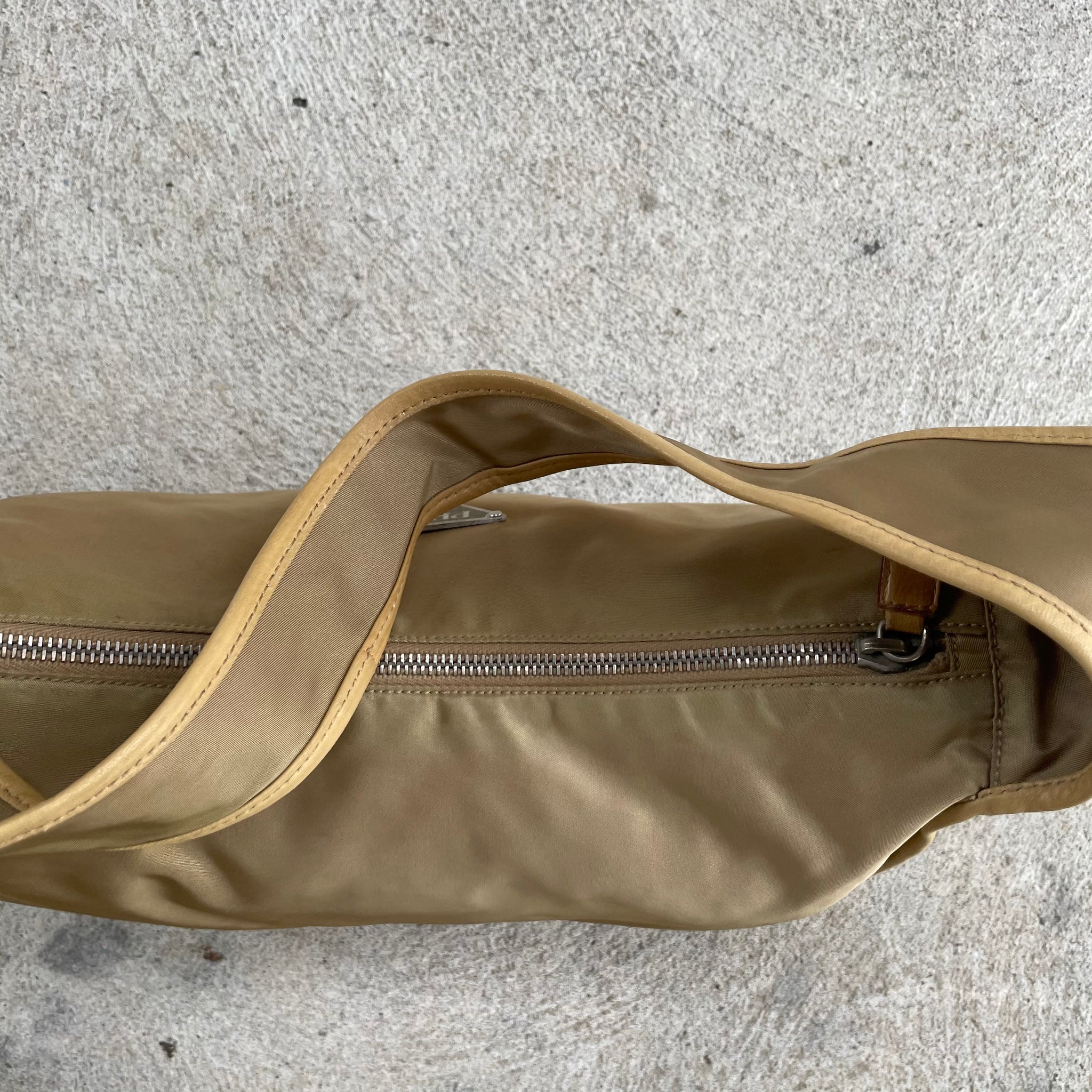Prada Light Brown Hobo Bag