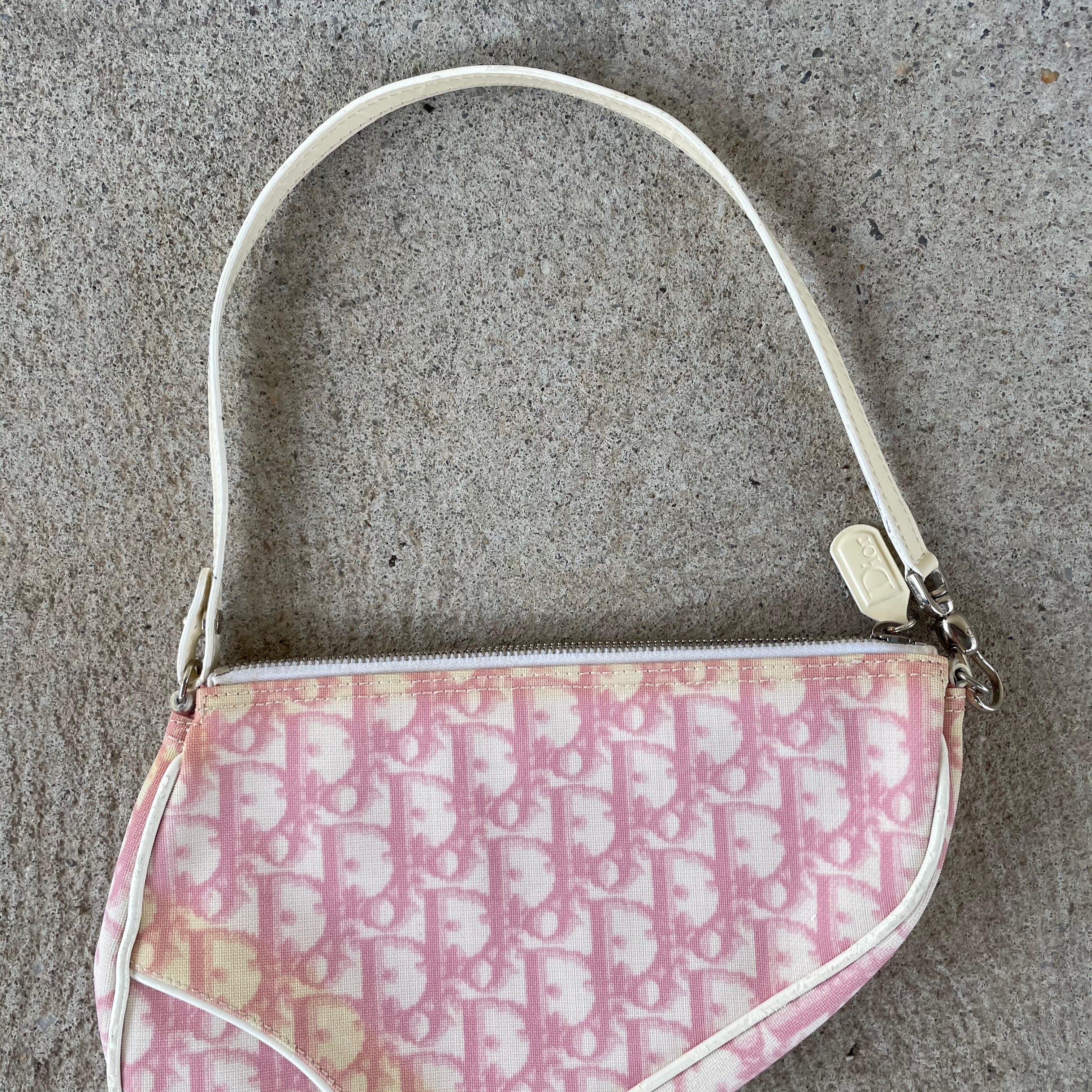 Vintage dior pink bag sale