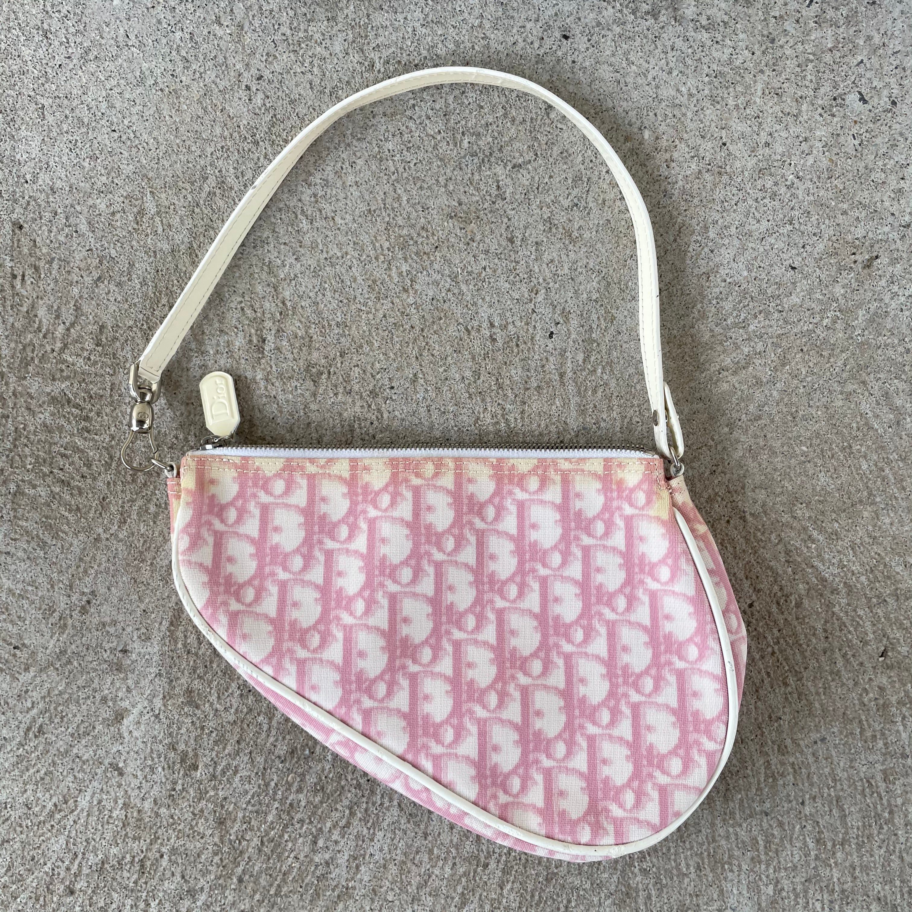 Vintage Dior Pink Mini Saddle Trotter Hand Bag – Curated by Charbel