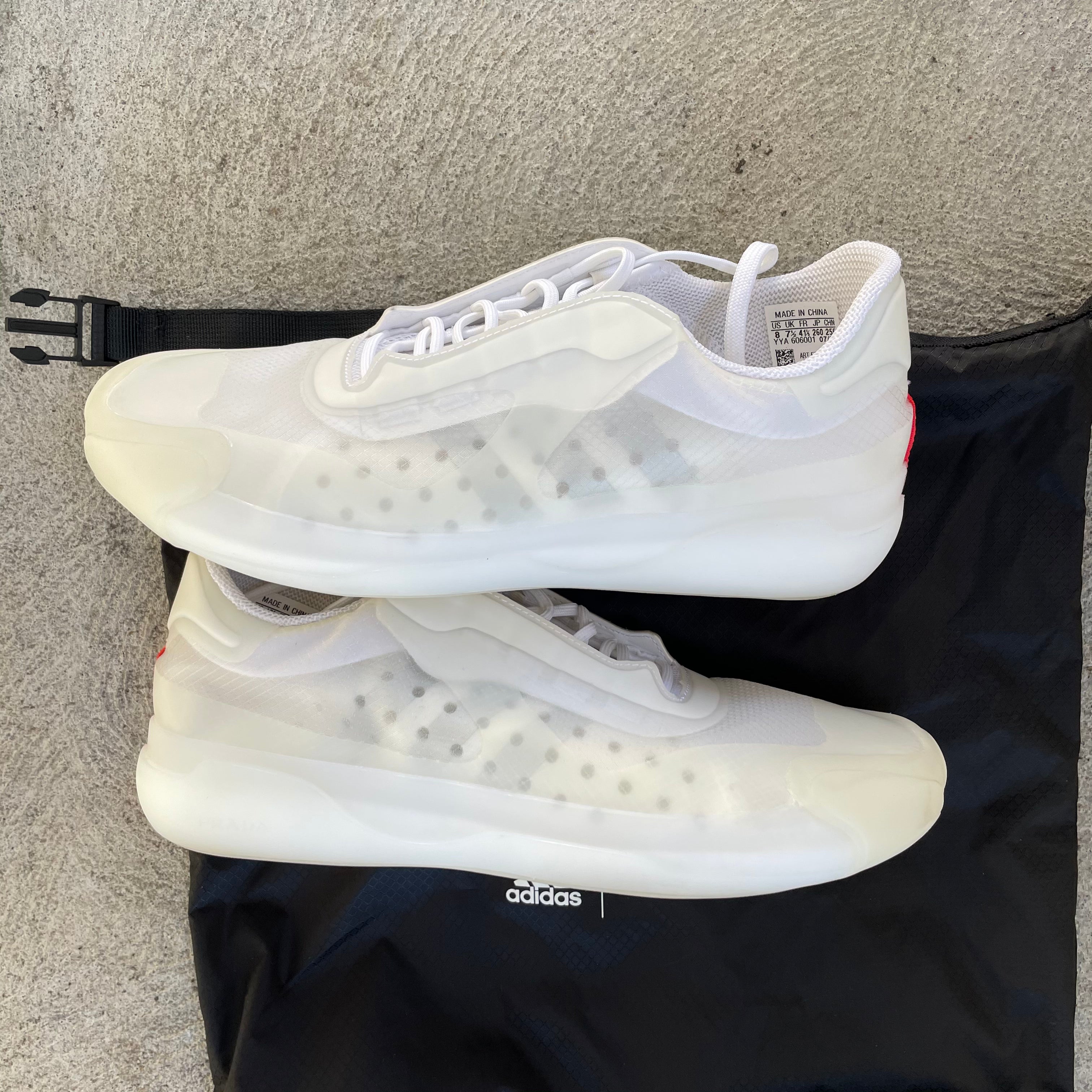 Prada luna rossa shoes clearance