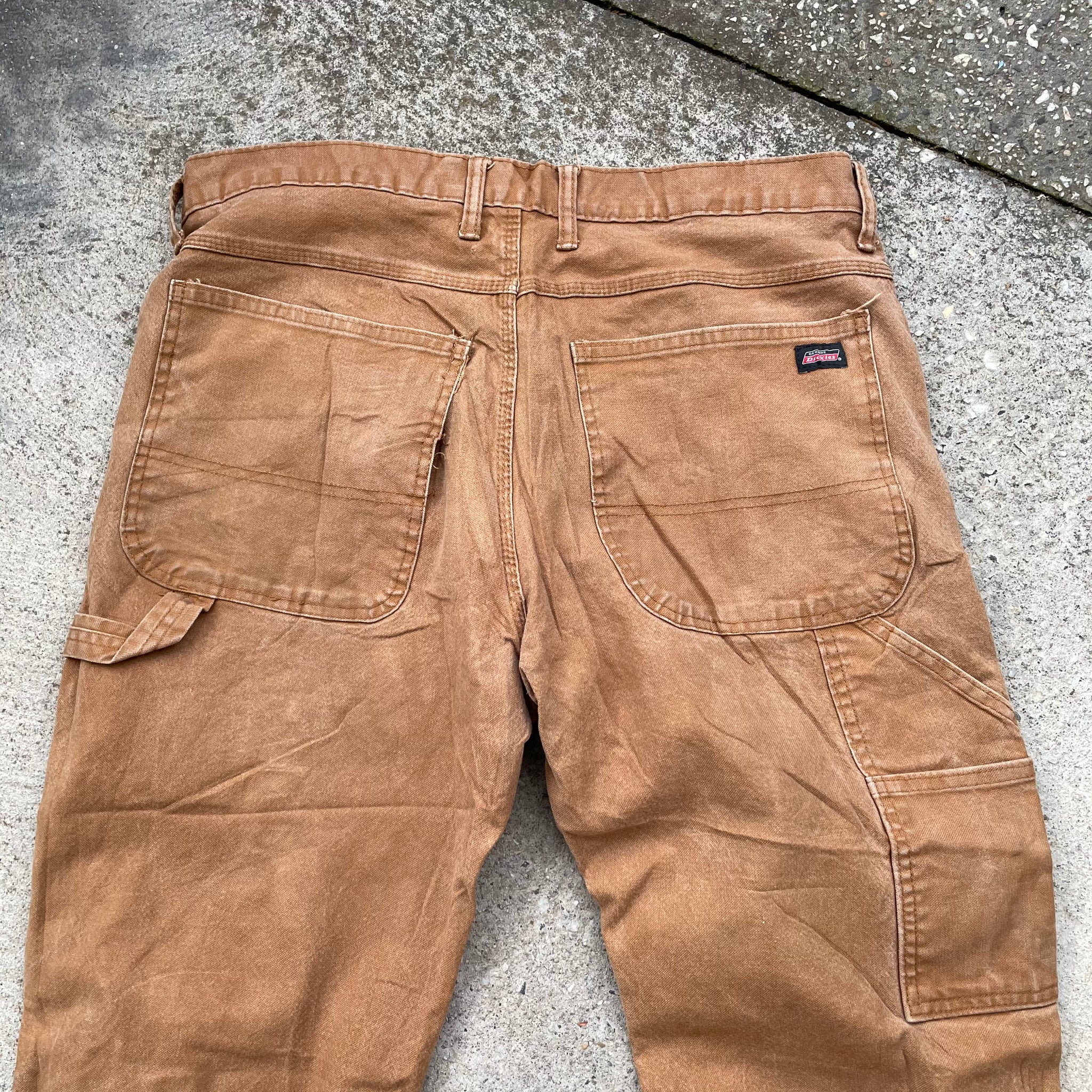 Dickies Vintage Light Brown Carpenter Pant 34 x 32