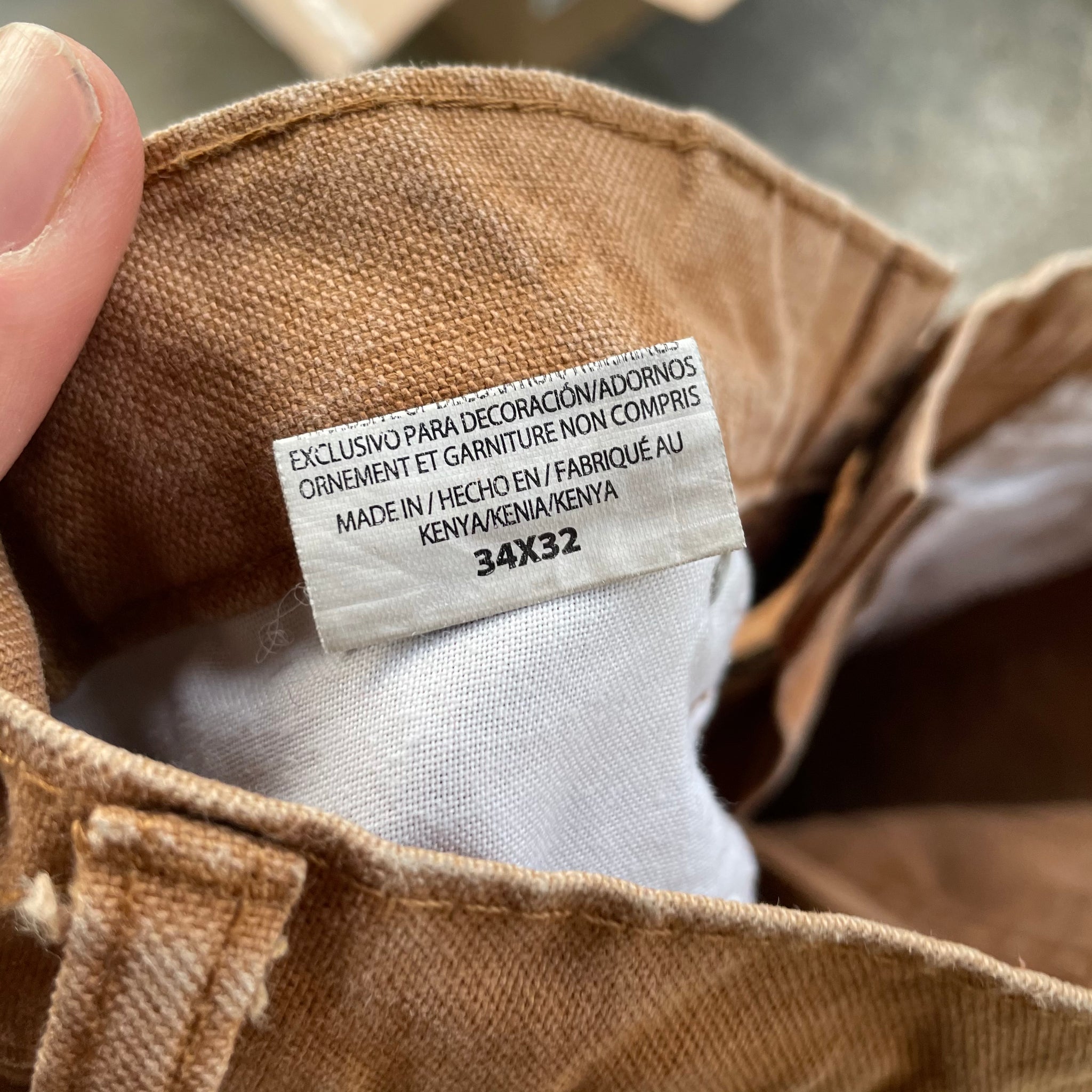 Dickies Vintage Light Brown Carpenter Pant 34 x 32
