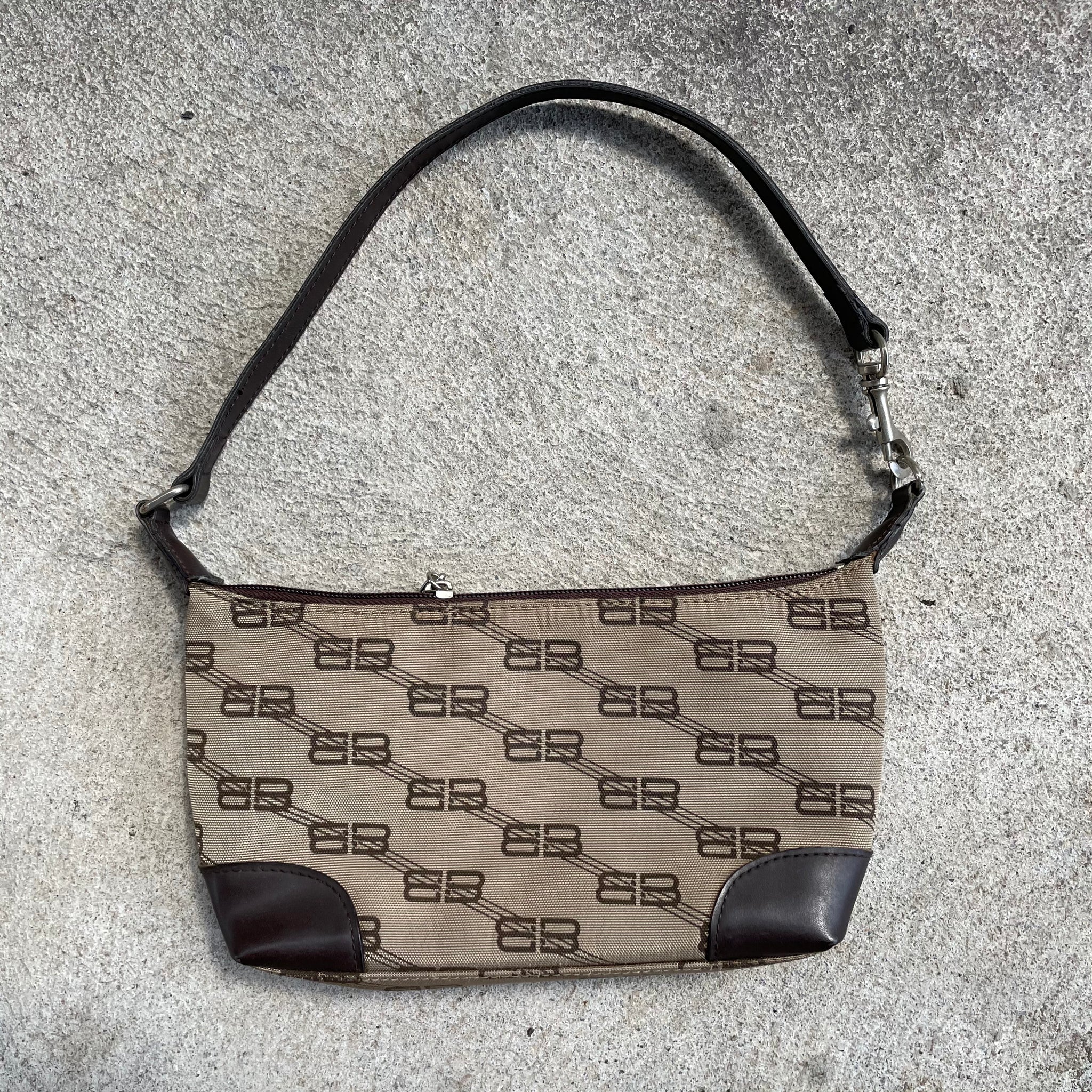 Balenciaga BB Logo Vintage Baguette Bag