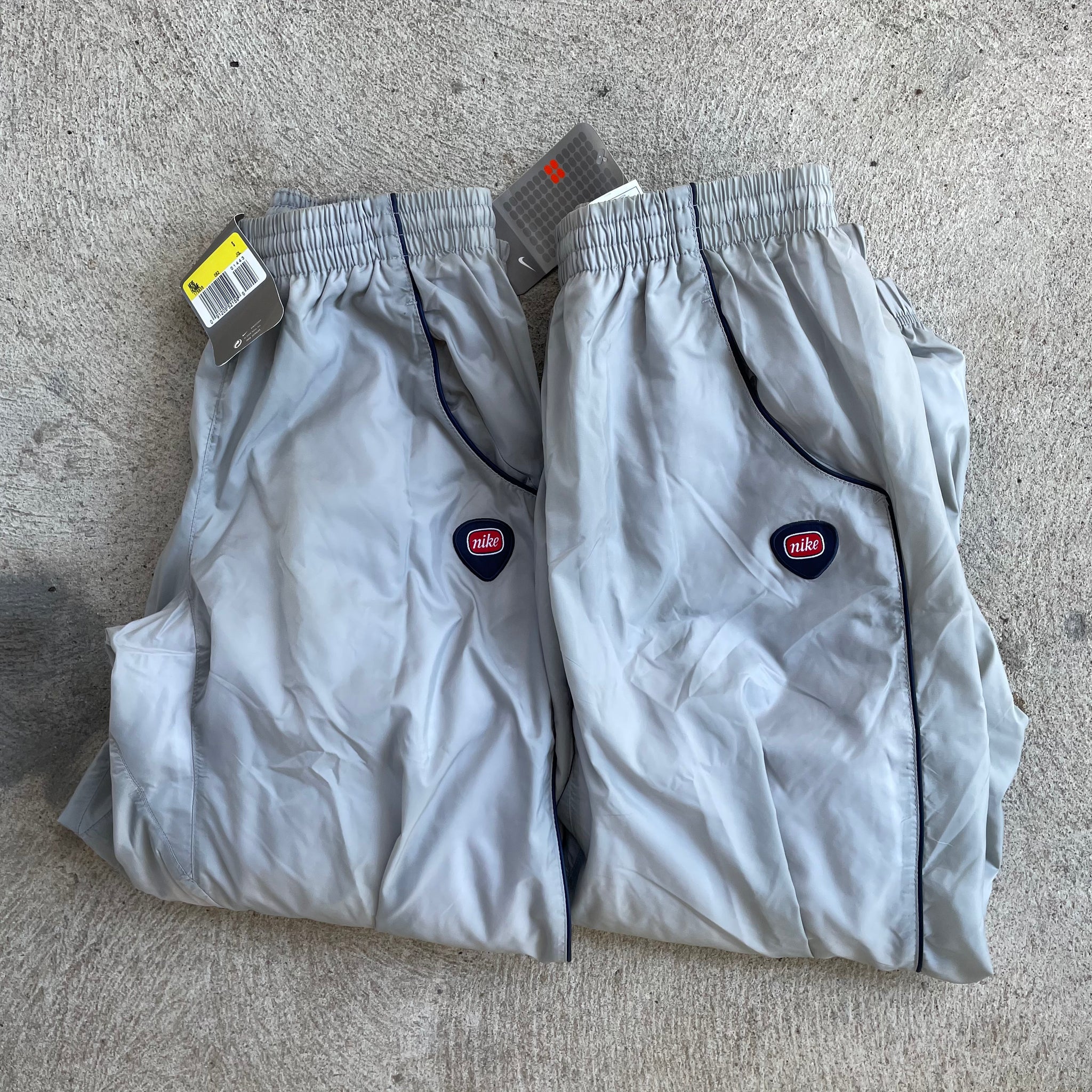 Vintage Nike Grey Track Pant Small Deadstock