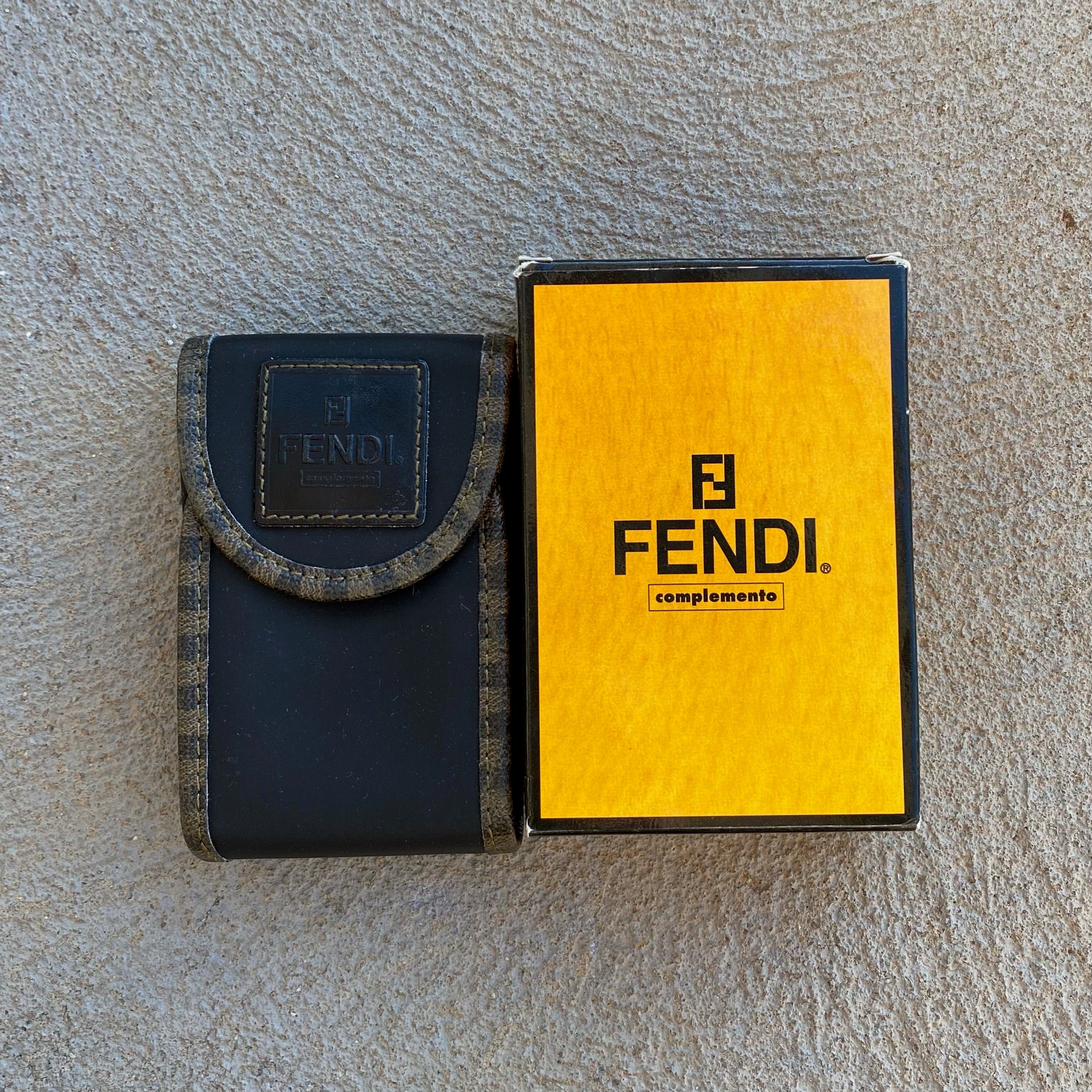Fendi Vintage Trim Detail Case (with box)