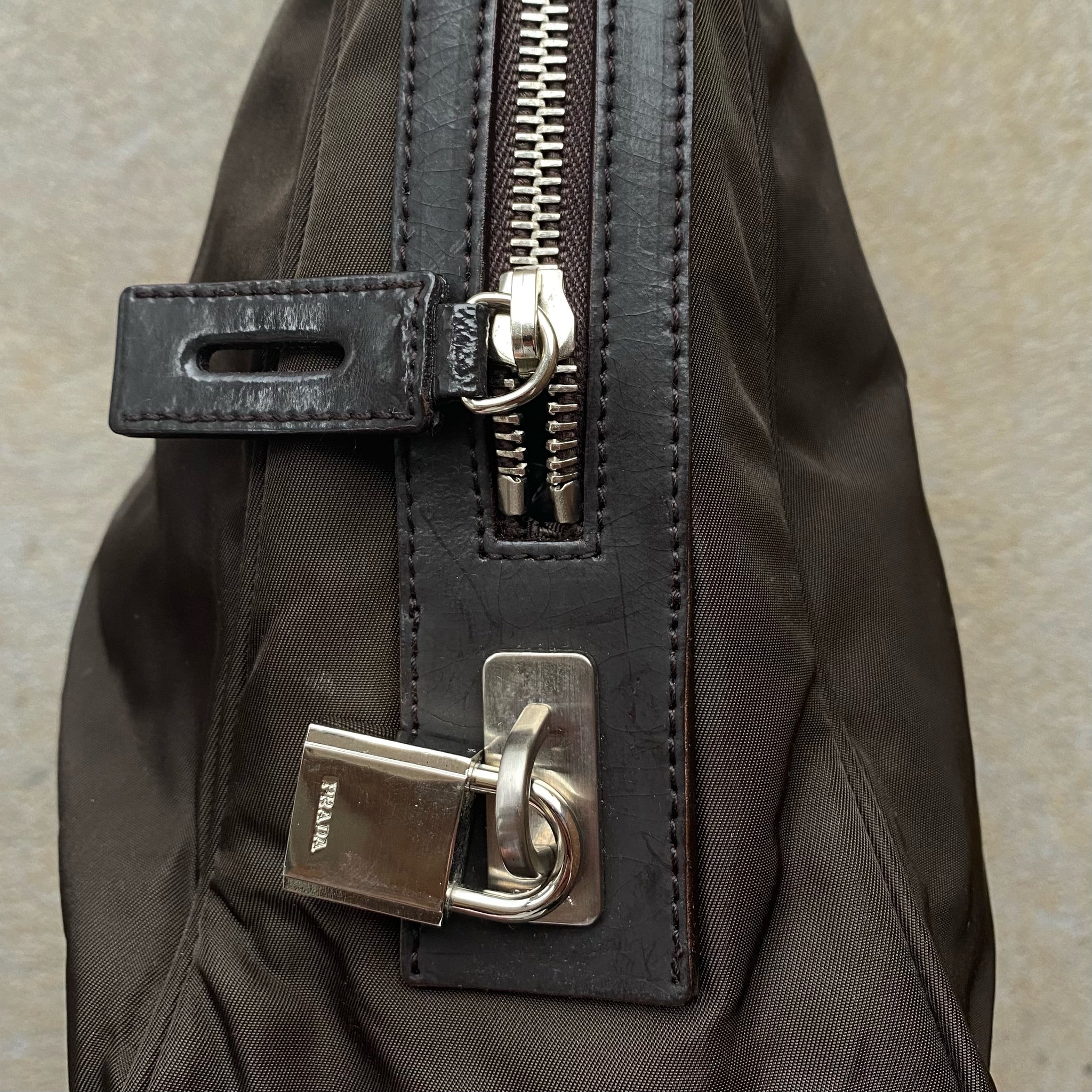 Prada Nylon Chocolate Brown Carry Bag (2020)