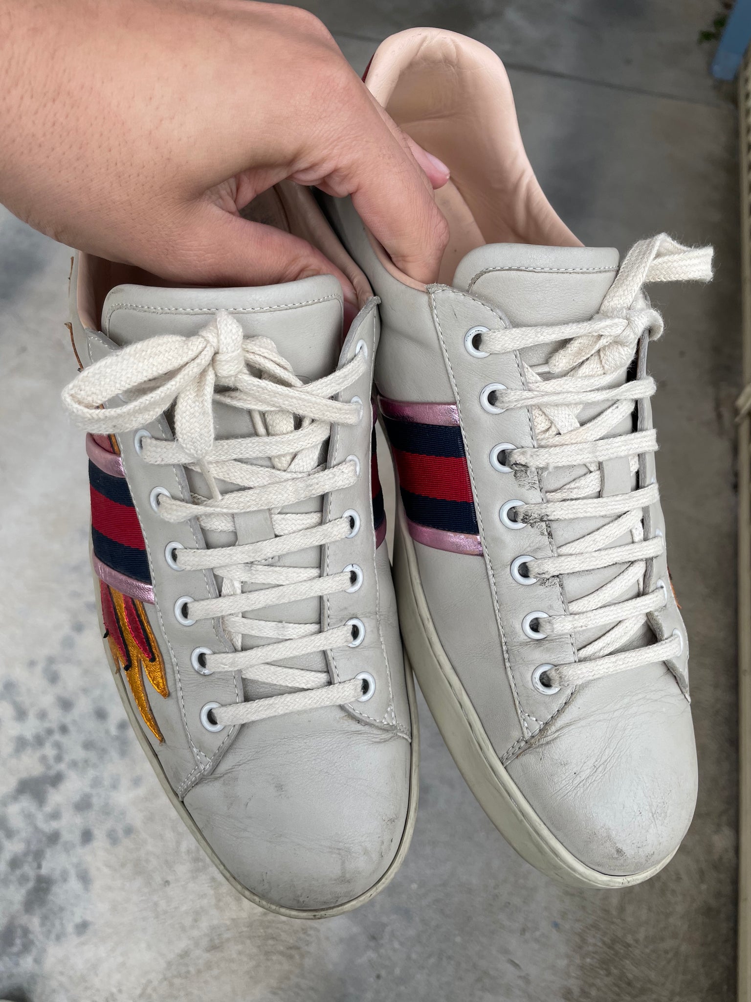 Gucci Ace Flame Sneaker G11- fits US12-12.5