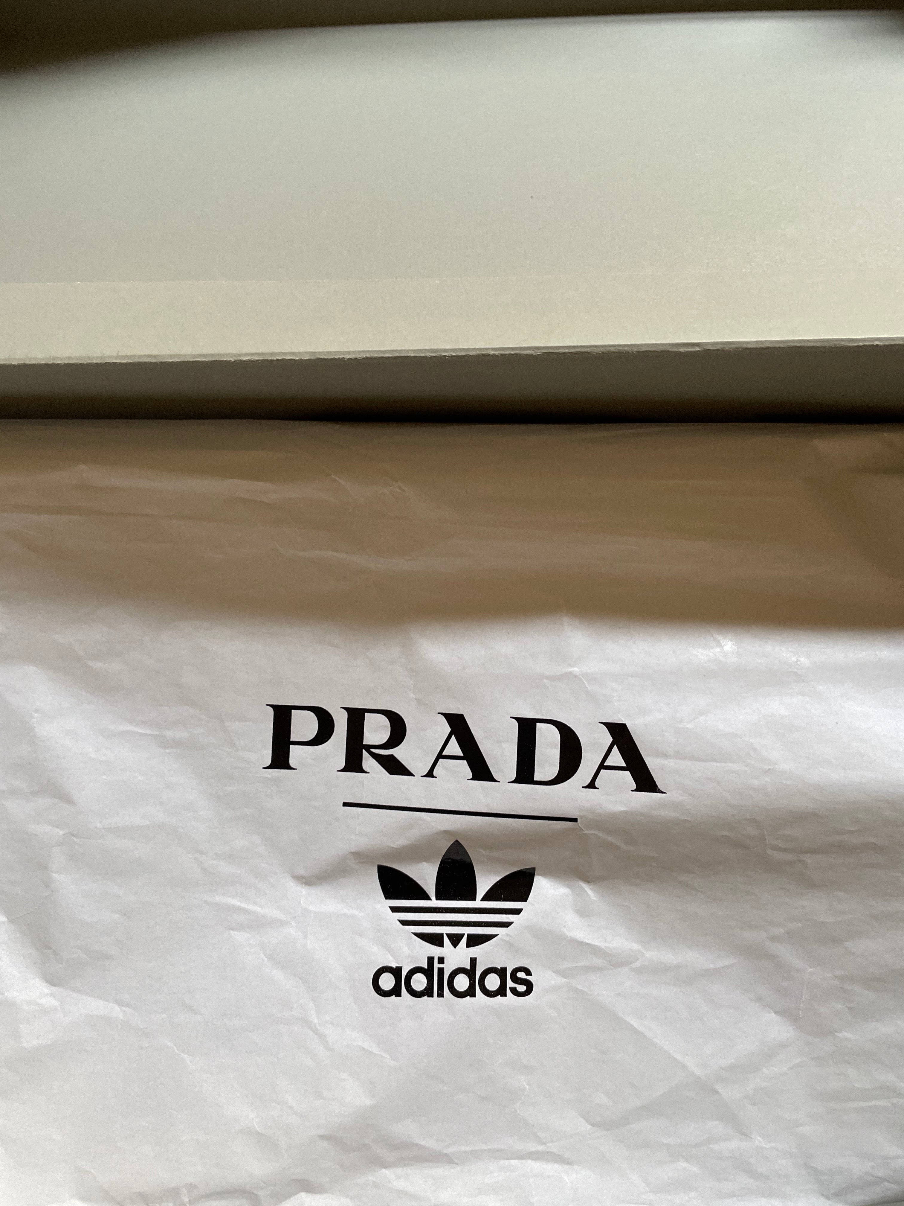 Adidas Prada x Superstar 'Core Black' Sneakers US7