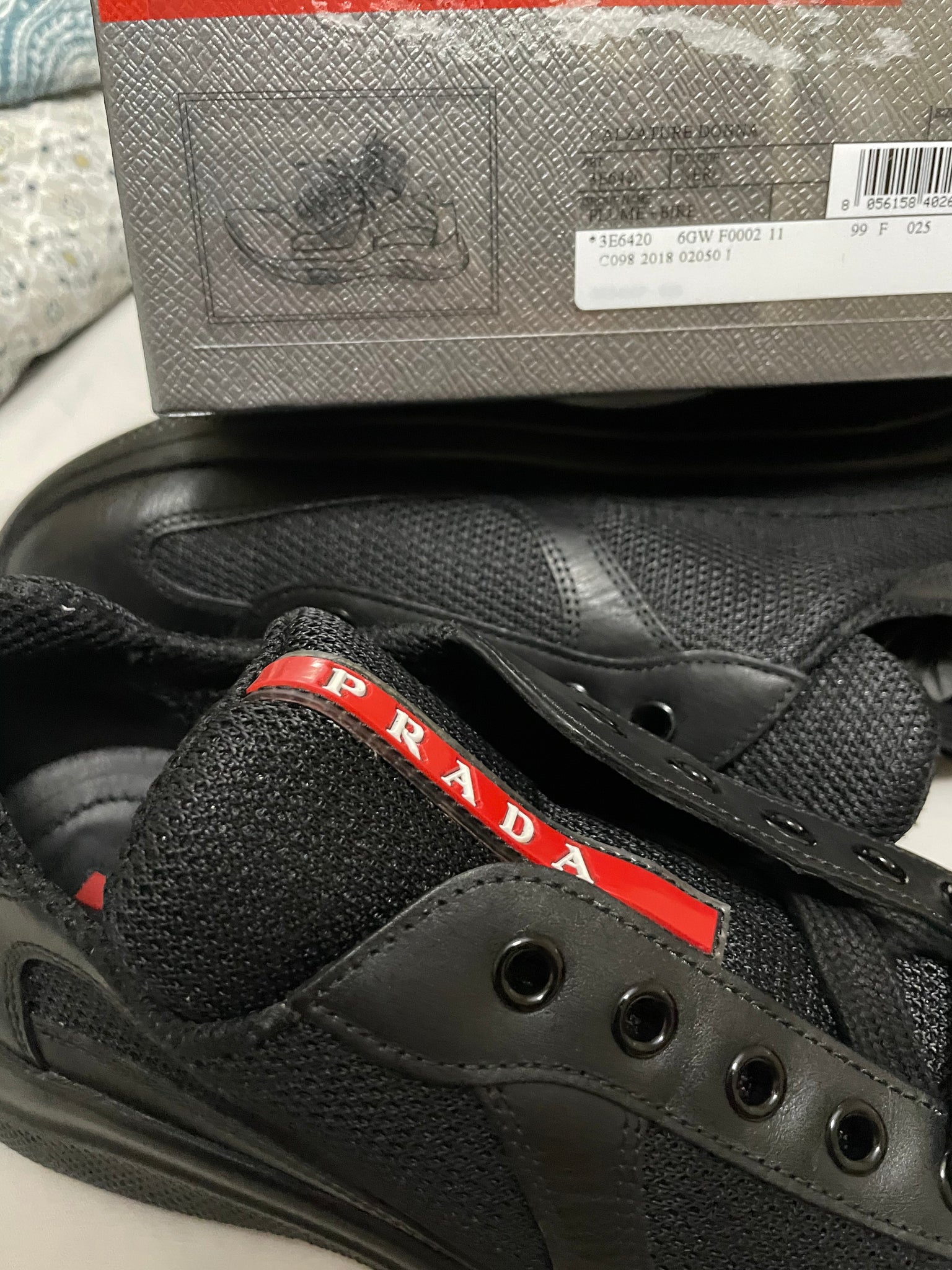 Prada America's Cup Sneakers Size 39