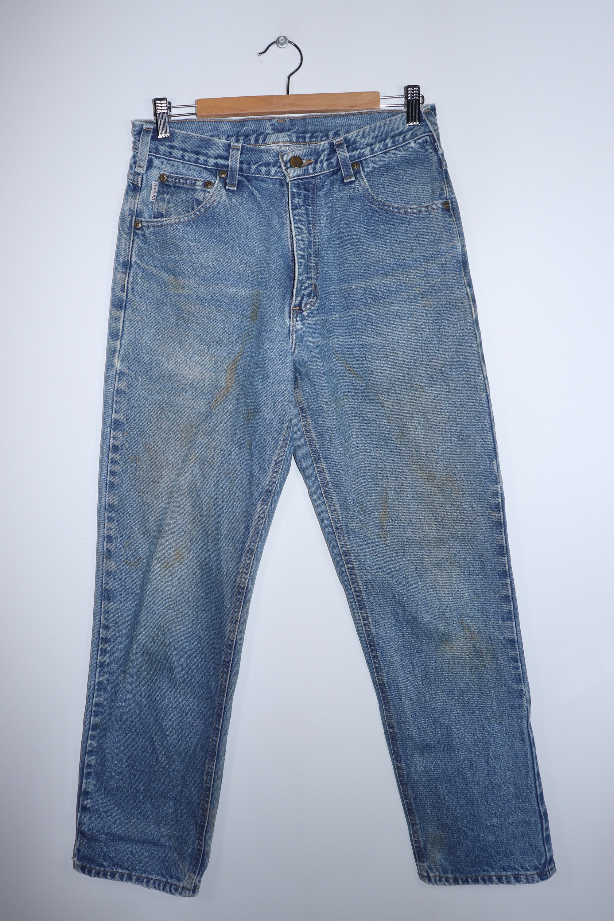 Vintage Carhartt Thick Denim Jeans Size: 31 X 32