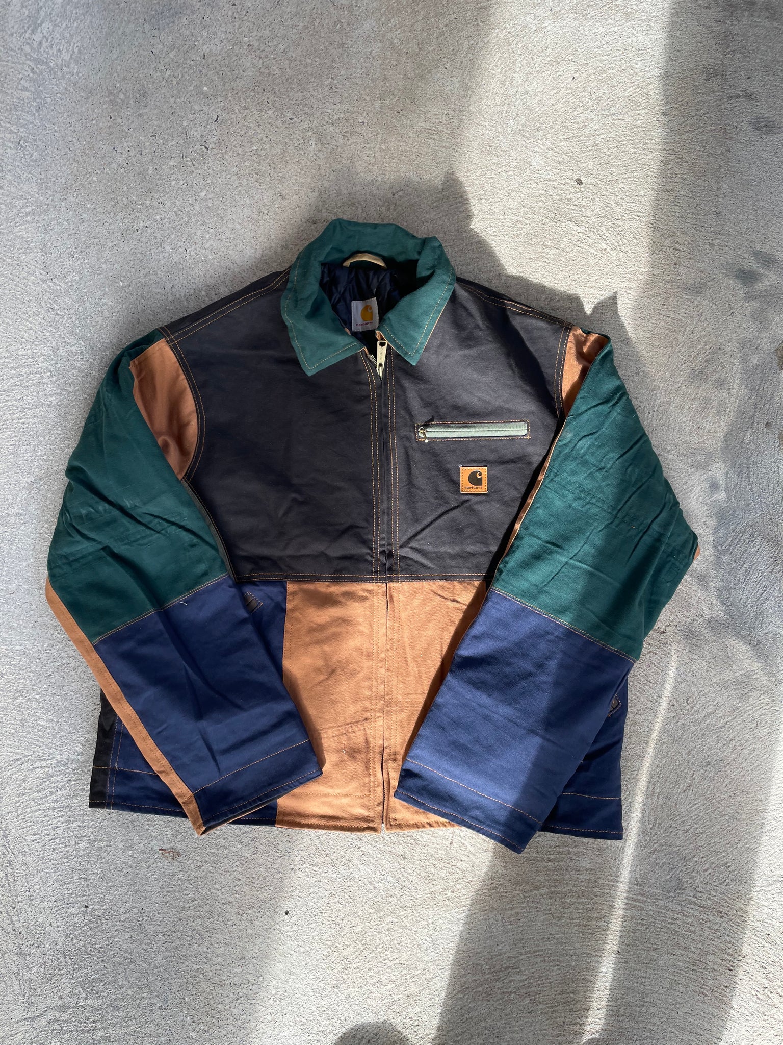 Carhartt Reworked Jacket Quilt Lined Large