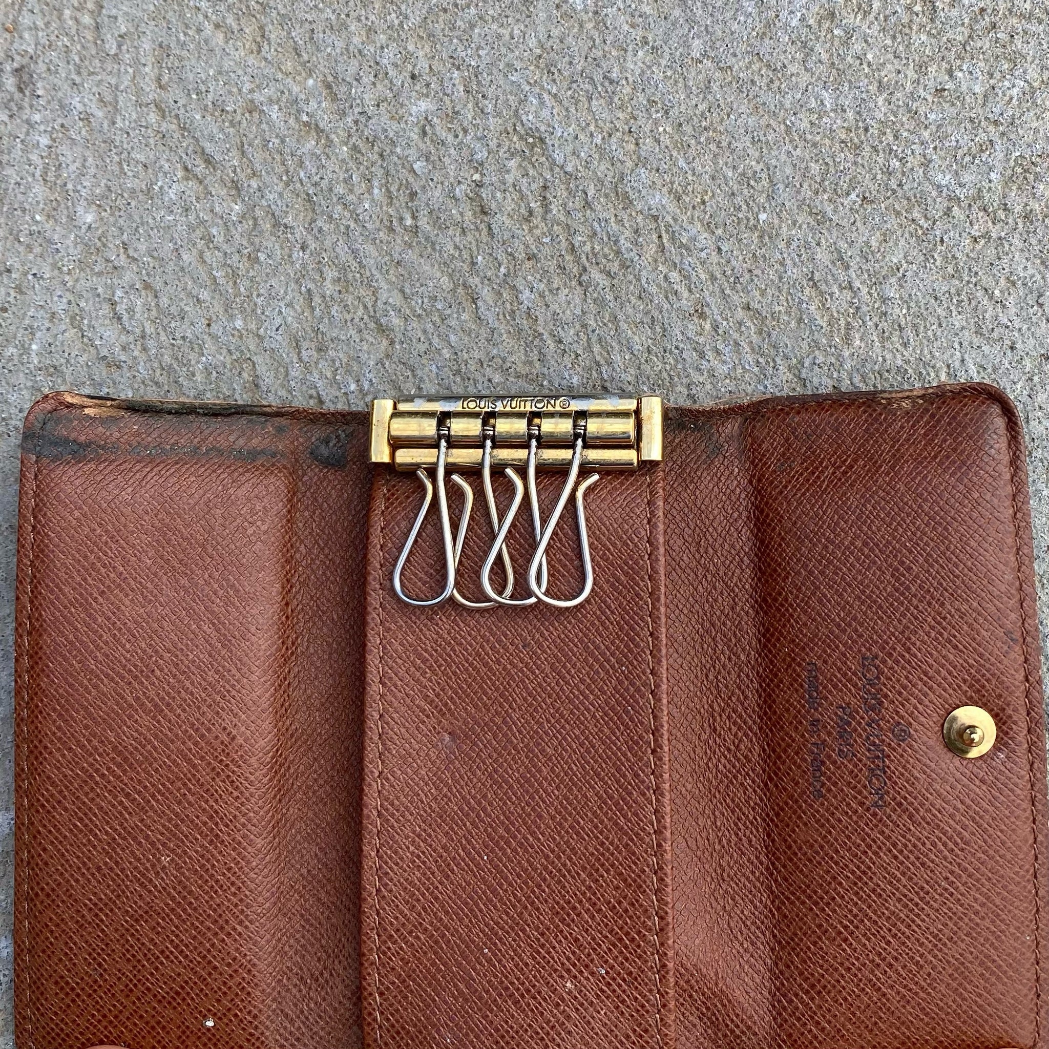 Vintage Louis Vuitton Monogram 4 Key Holder Wallet