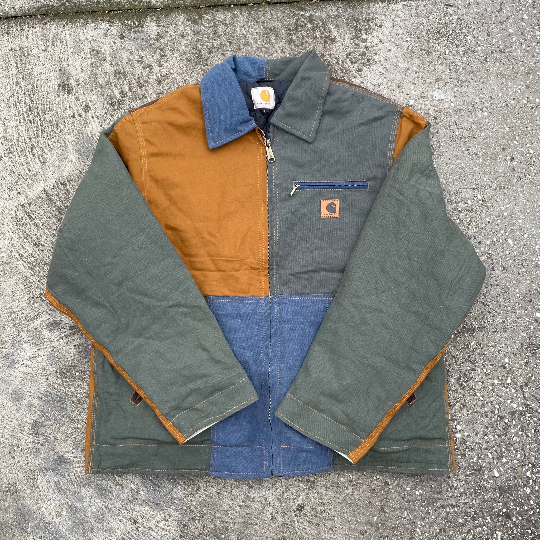 Carhartt Reworked Jacket Quilt Lined Large