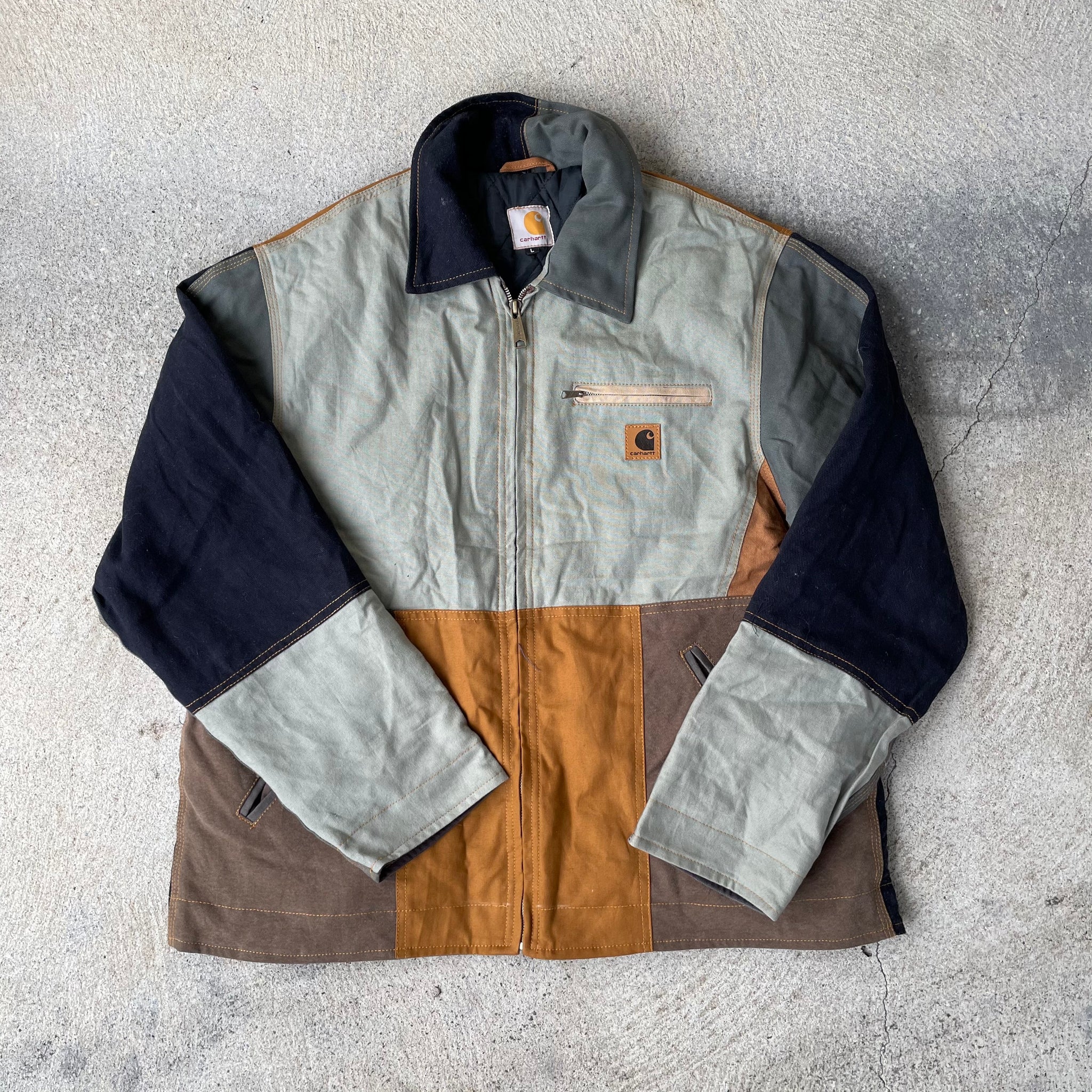 Carhartt Reworked Jacket Quilt Lined Large