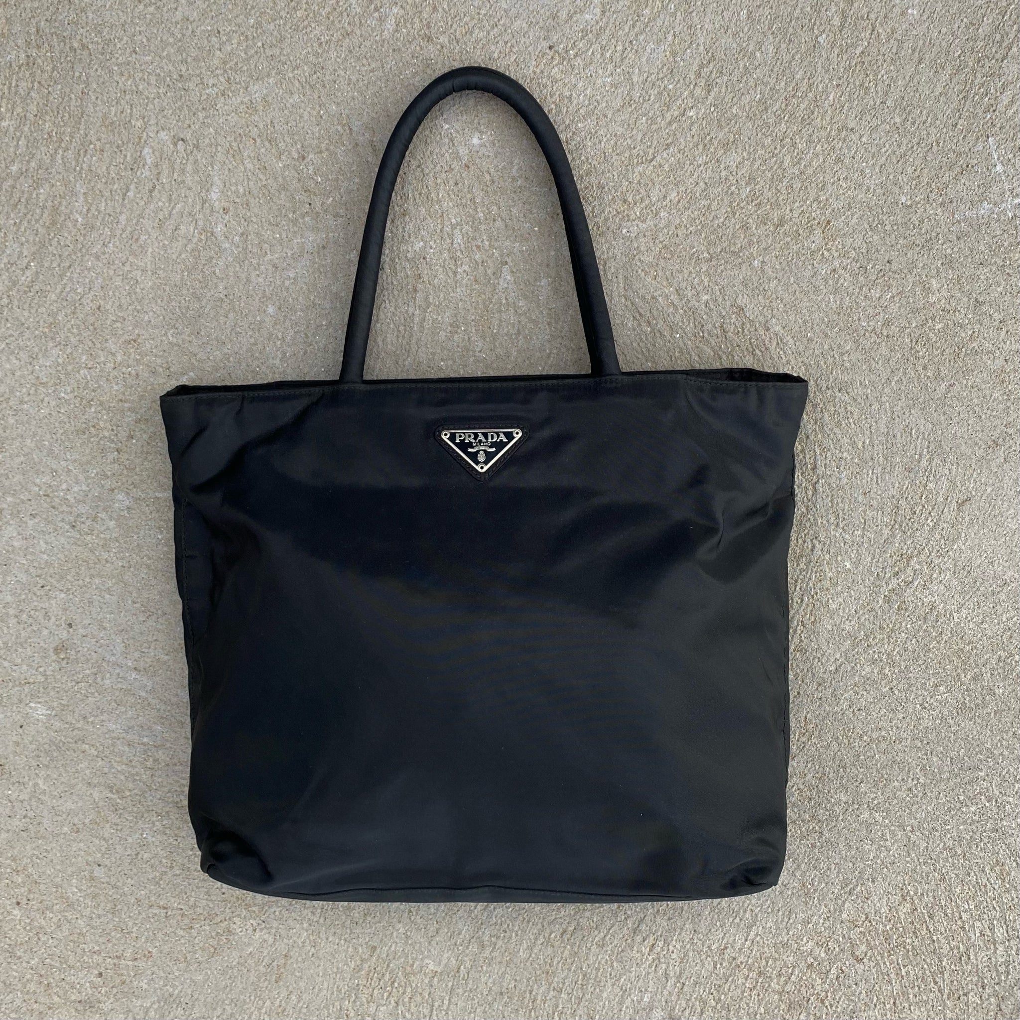 Prada Nylon Black Hand Bag