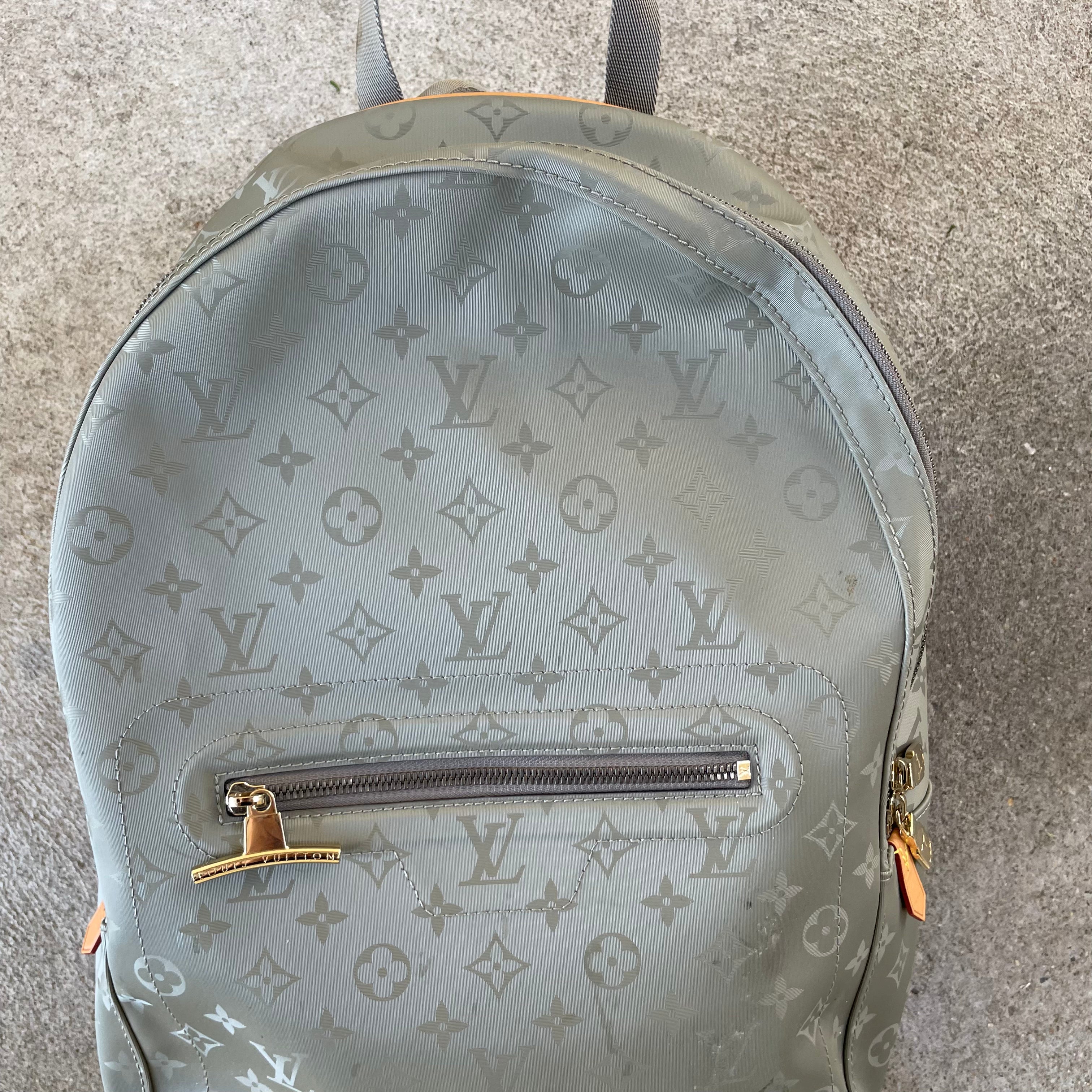 Louis Vuitton Monogram Titanium Pm Grey Backpack