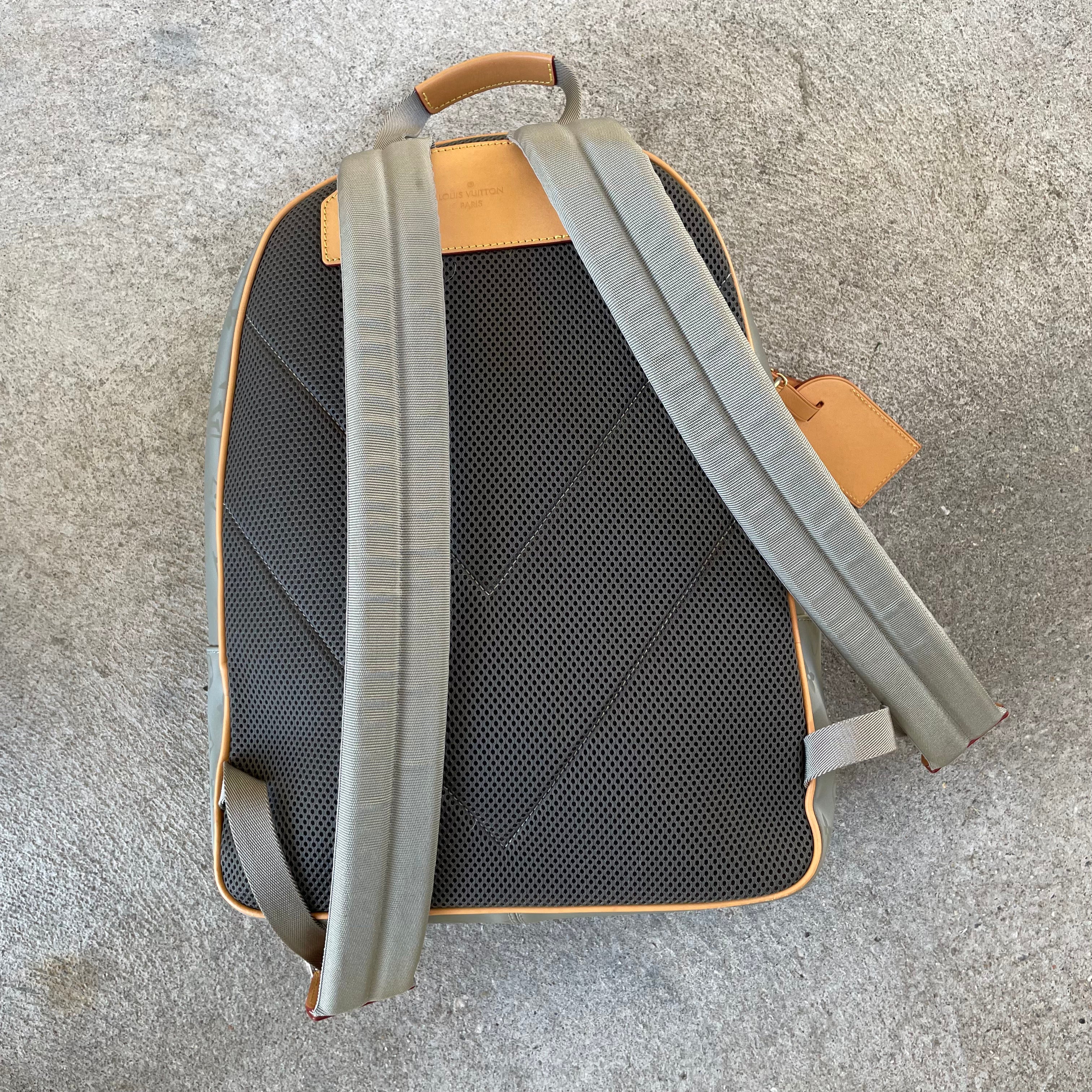 Louis Vuitton Backpack Monogram Titanium GM Grey in Titanium