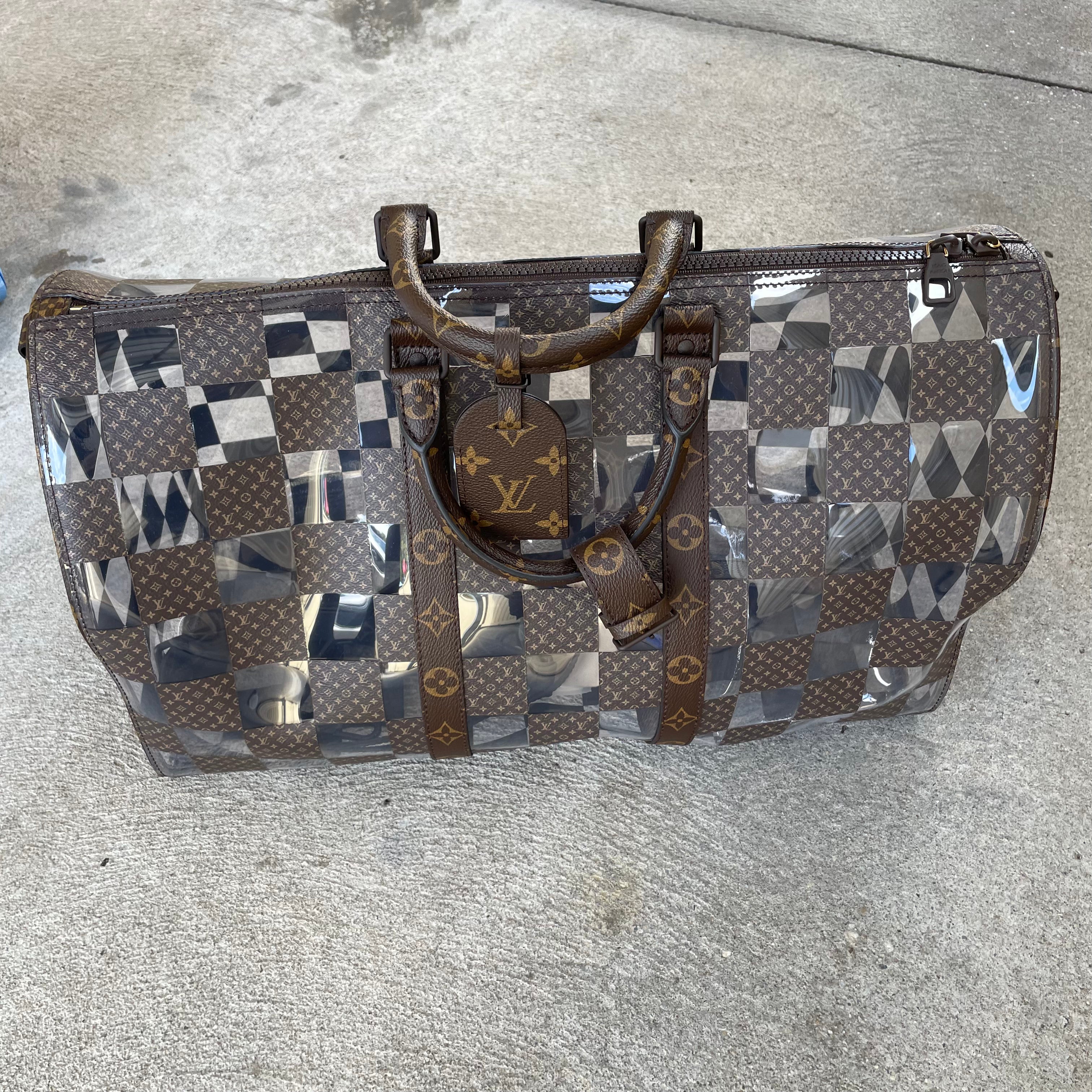 Louis Vuitton Monogram Chess Keepall Bandouliere 50 – Curated by Charbel