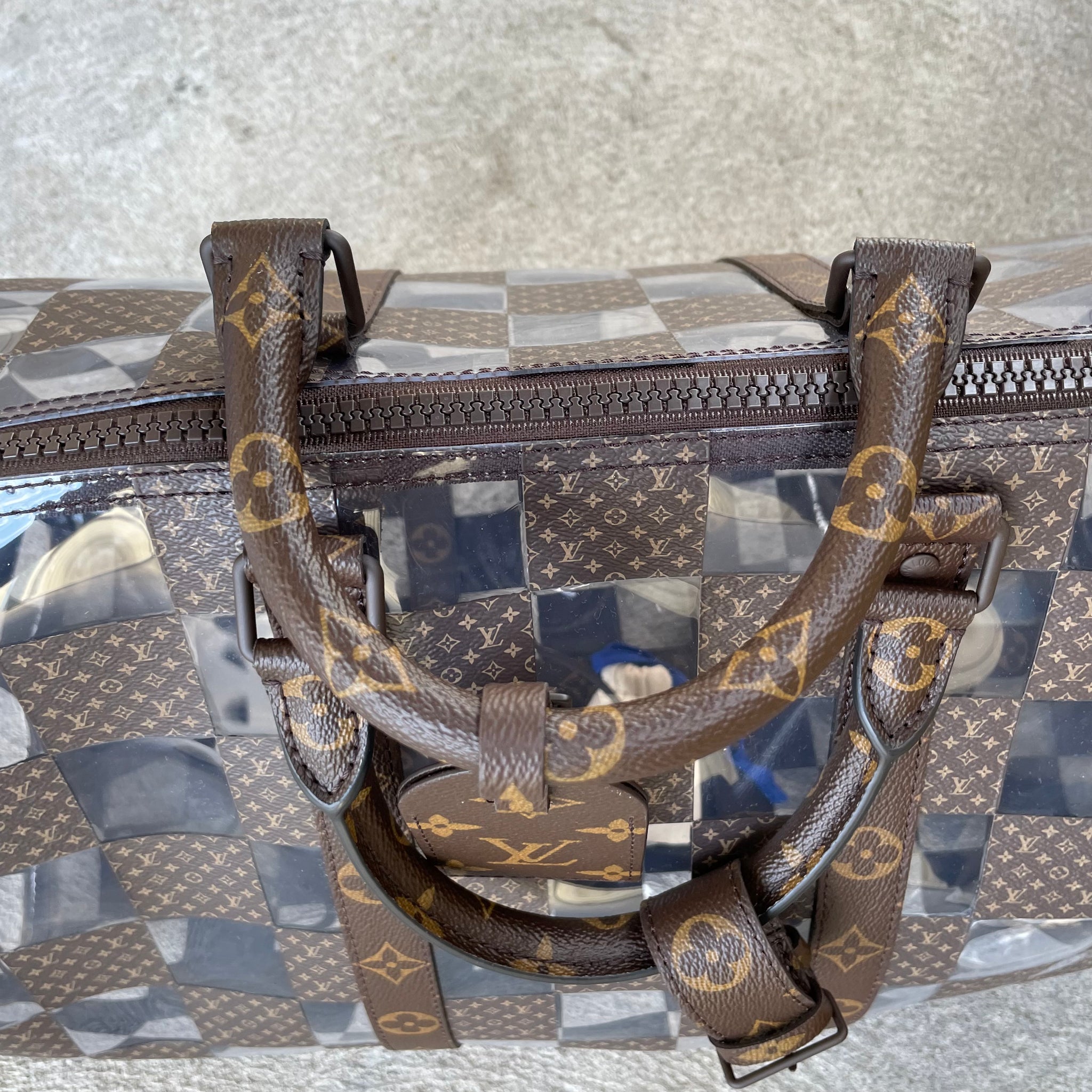 Louis Vuitton Monogram Chess Keepall Bandouliere 50