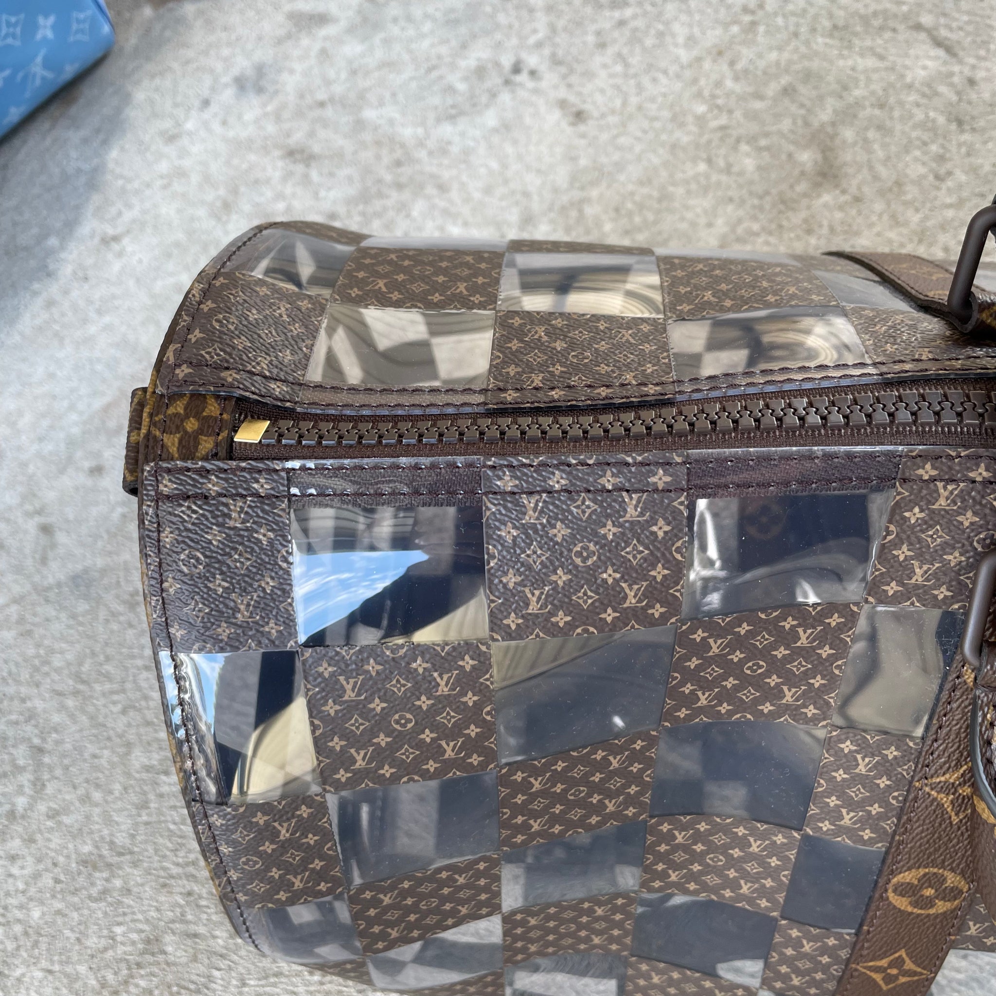Louis Vuitton Monogram Chess Keepall Bandouliere 50