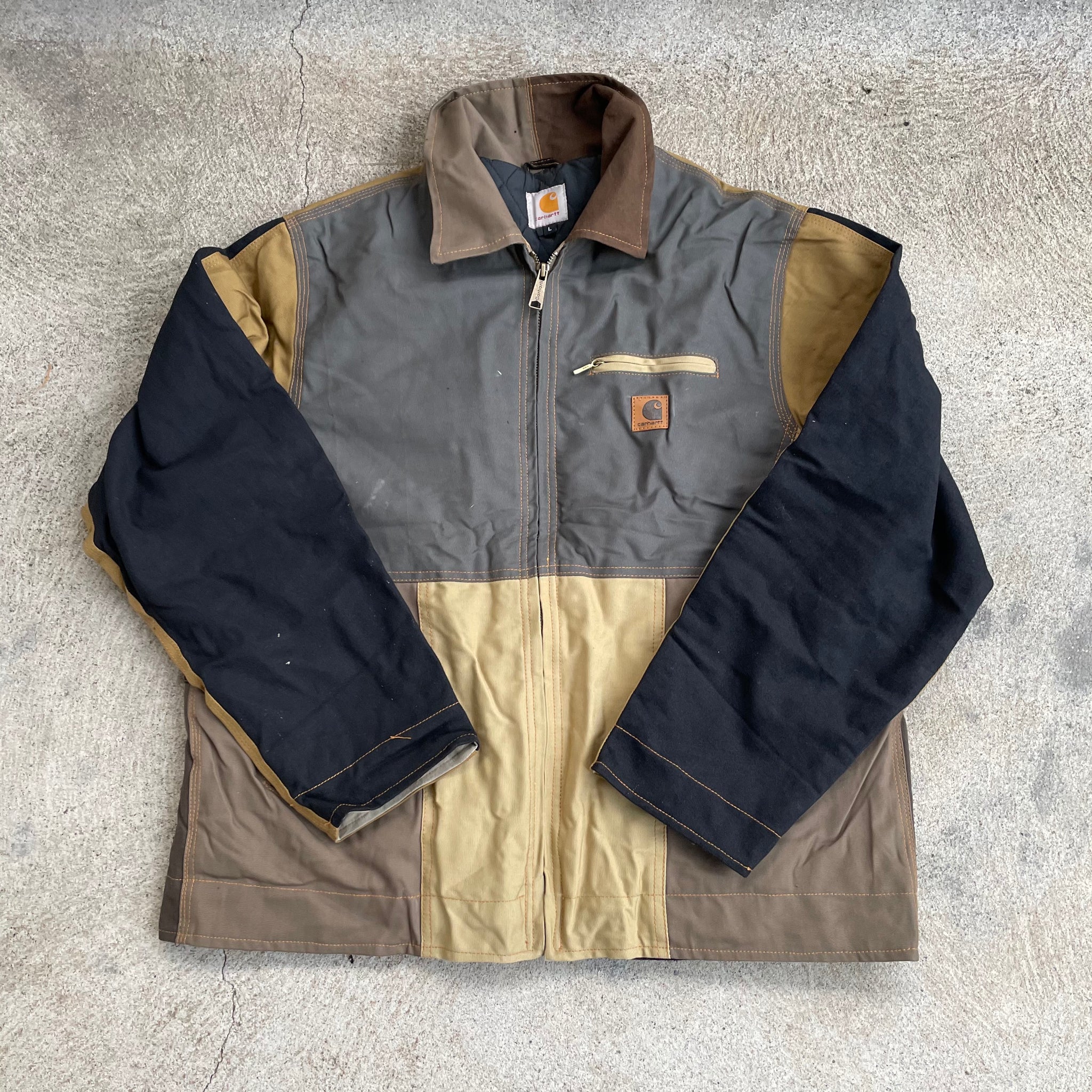 Carhartt Reworked Jacket Quilt Lined Large