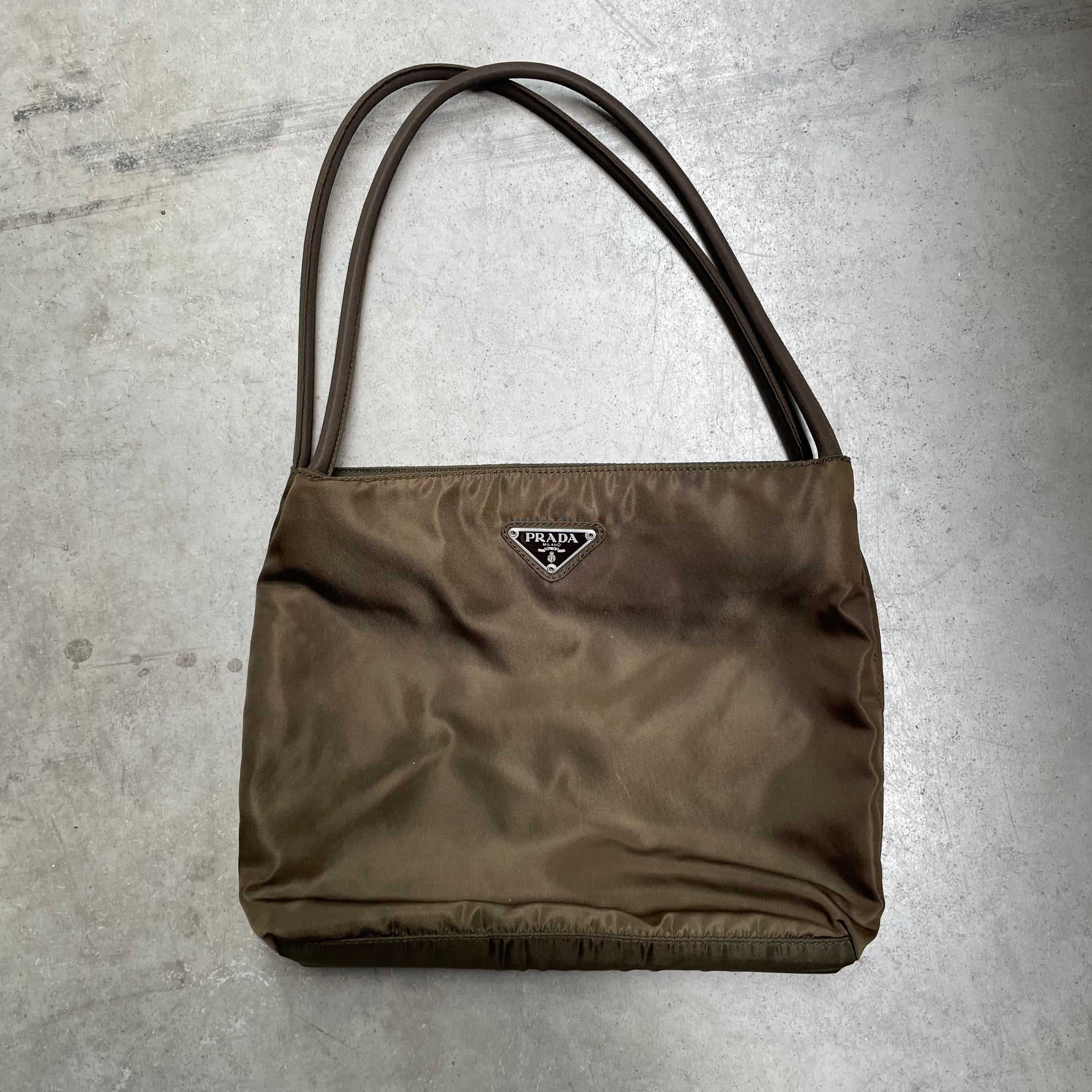 Prada Double Strap Mini Tote Bag Nylon