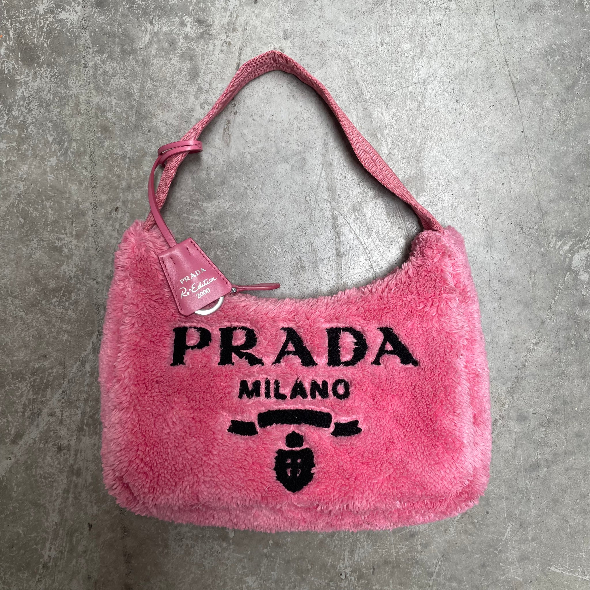 Prada Re-Edition 2000 Terry Mini-Bag Pink