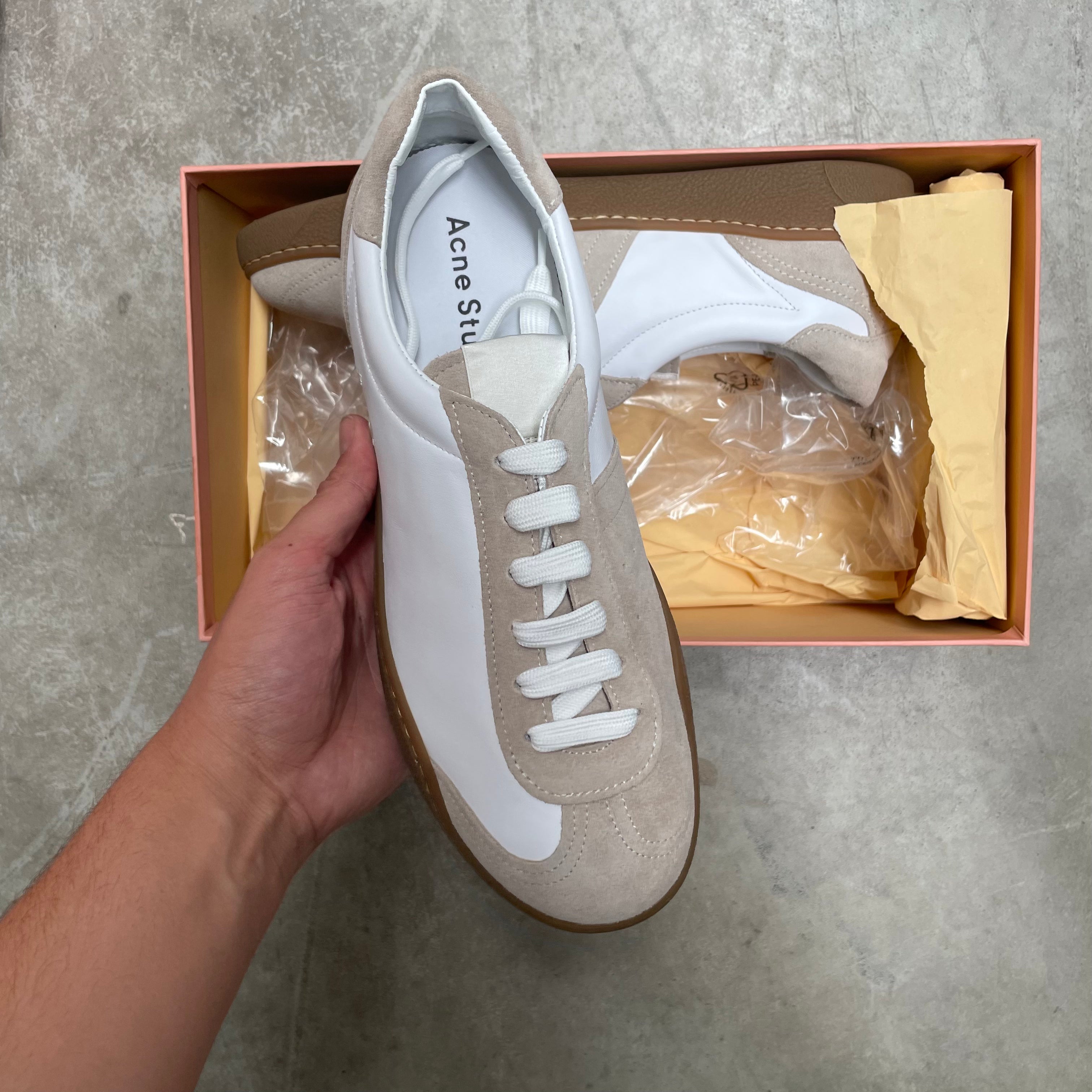 Acne Studios Lars Leather Sneaker EU43 Curated by Charbel