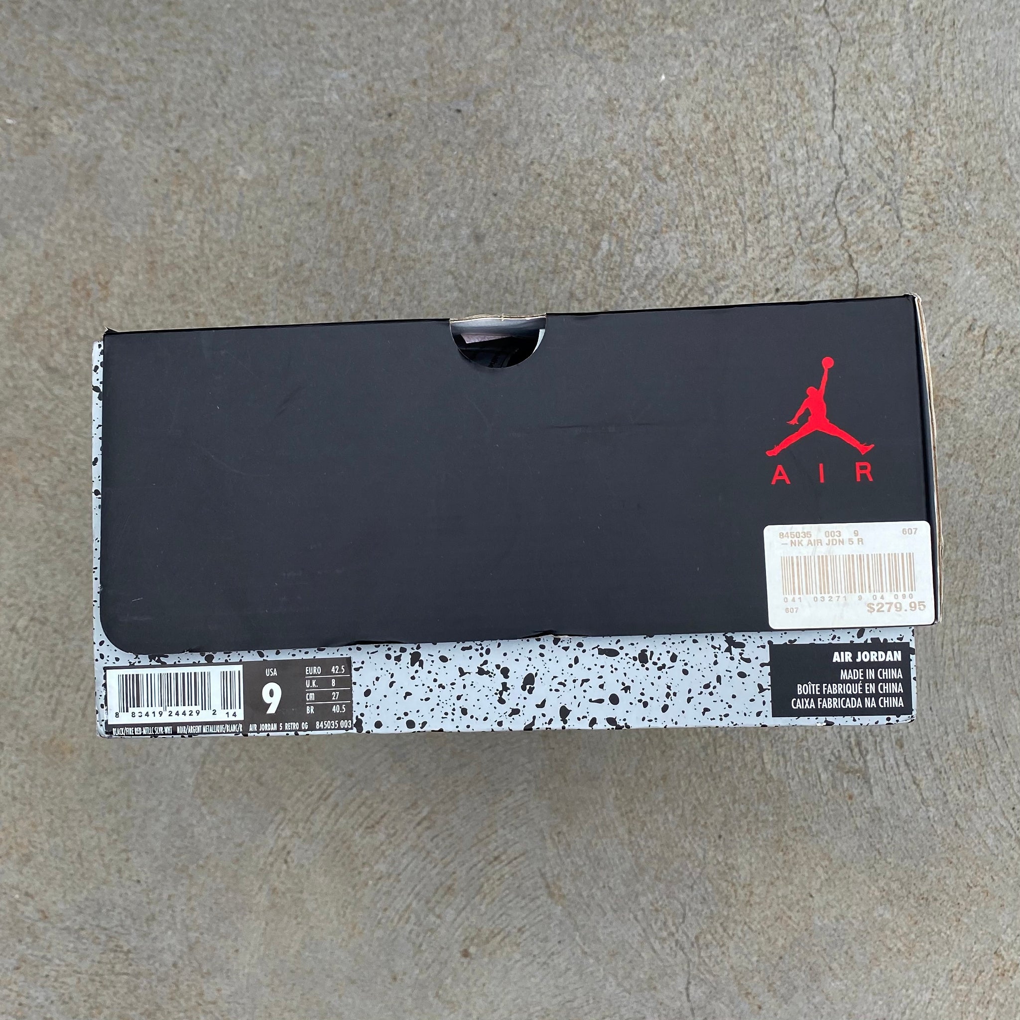 Jordan 5 Metallic Silver Preowned (2016) (US9)