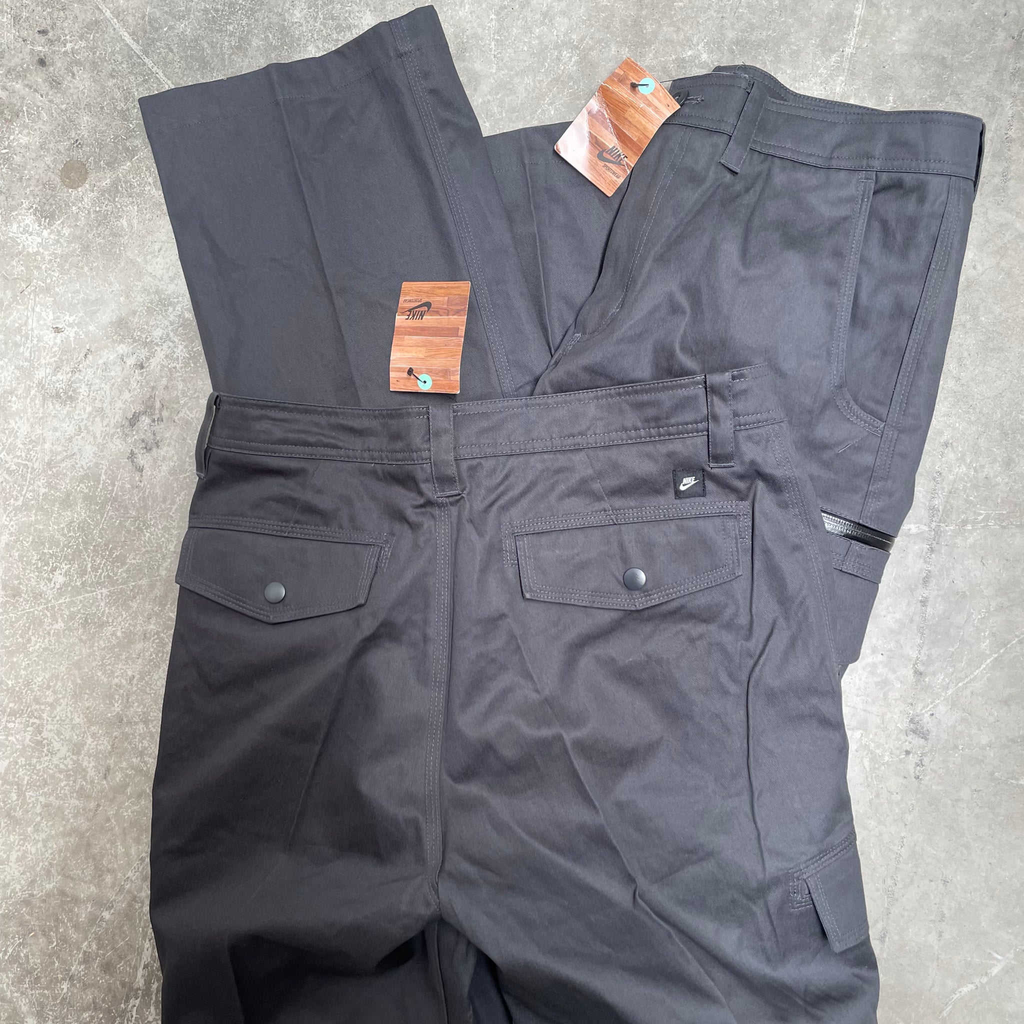 Vintage Nike Cargo Pant Grey Medium DEADSTOCK