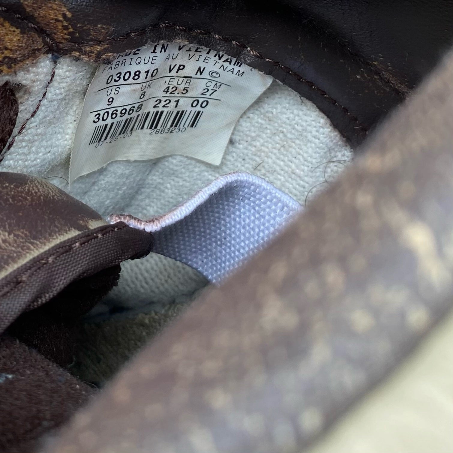 Nike Dunk High Baroque Brown Preowned (2003) (US9)