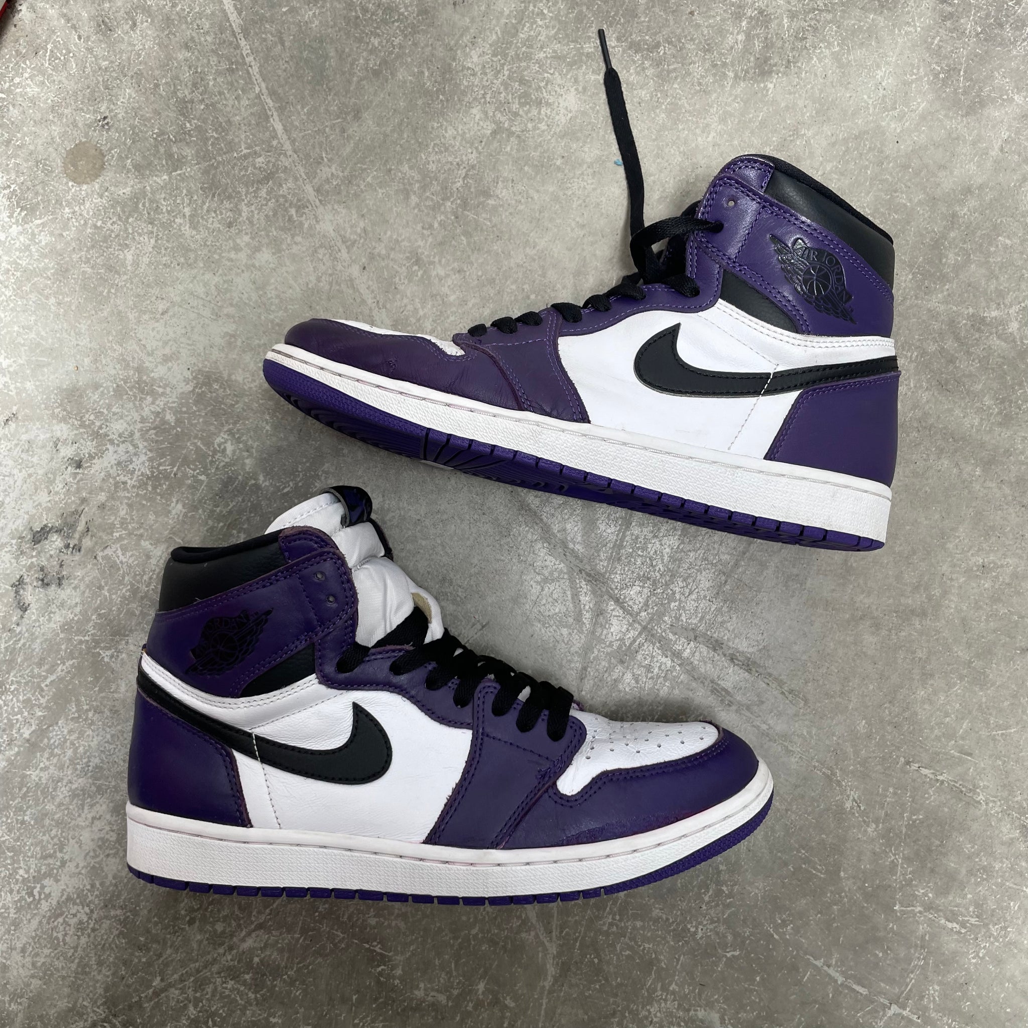 Jordan 1 Retro High Court Purple 2.0 US9.5