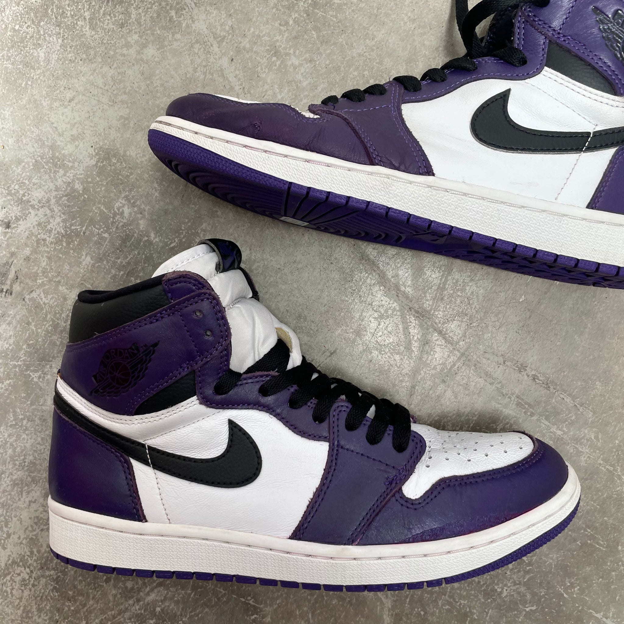 Jordan 1 Retro High Court Purple 2.0 US9.5