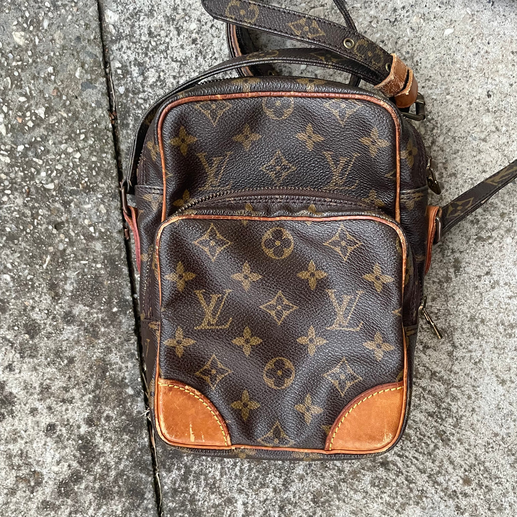 Louis Vuitton Amazon Crossbody Monogram Bag