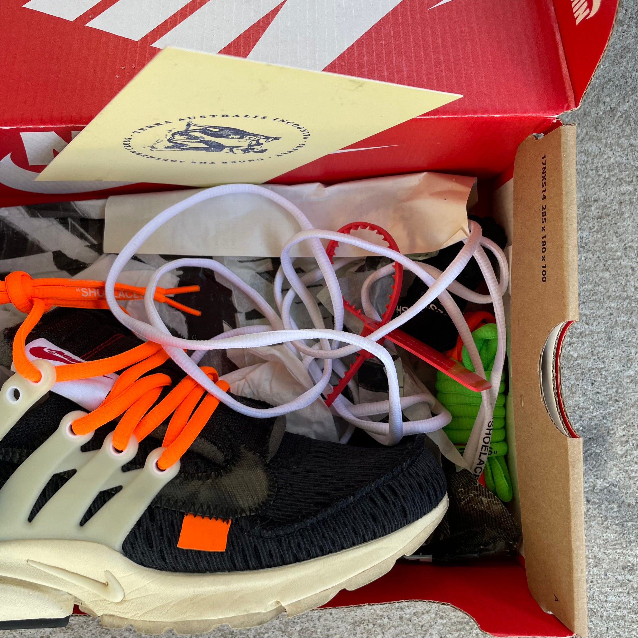 Nike Air Presto Off-White US4