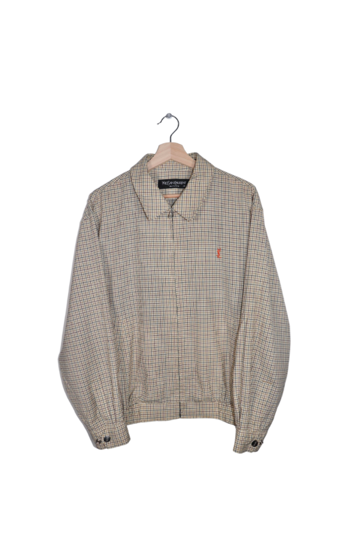Yves Saint Laurent Vintage Logo Jacket (Orange Detailing)