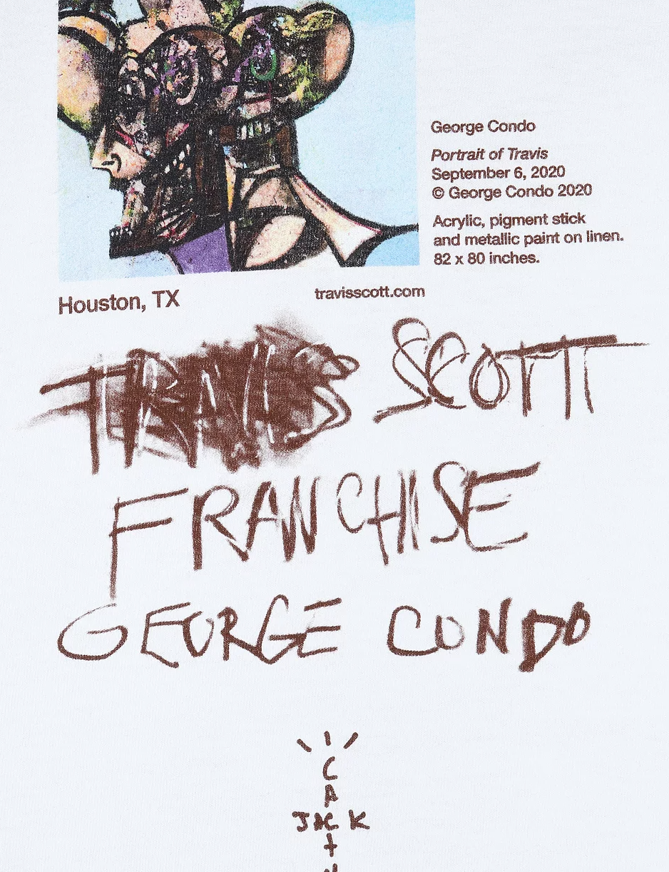 Travis Scott Franchise George Condo Artwork Graphic Tee